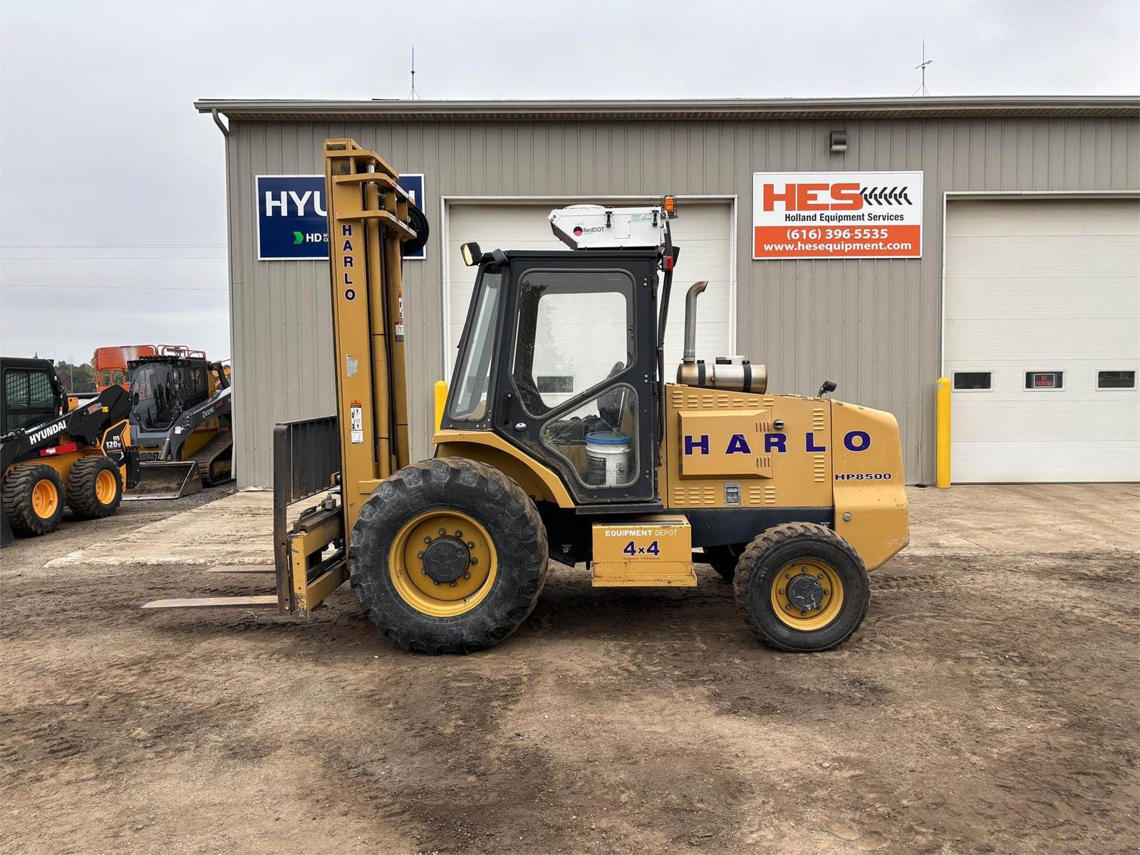 2017 HARLO HP8500 Rough Terrain Forklift