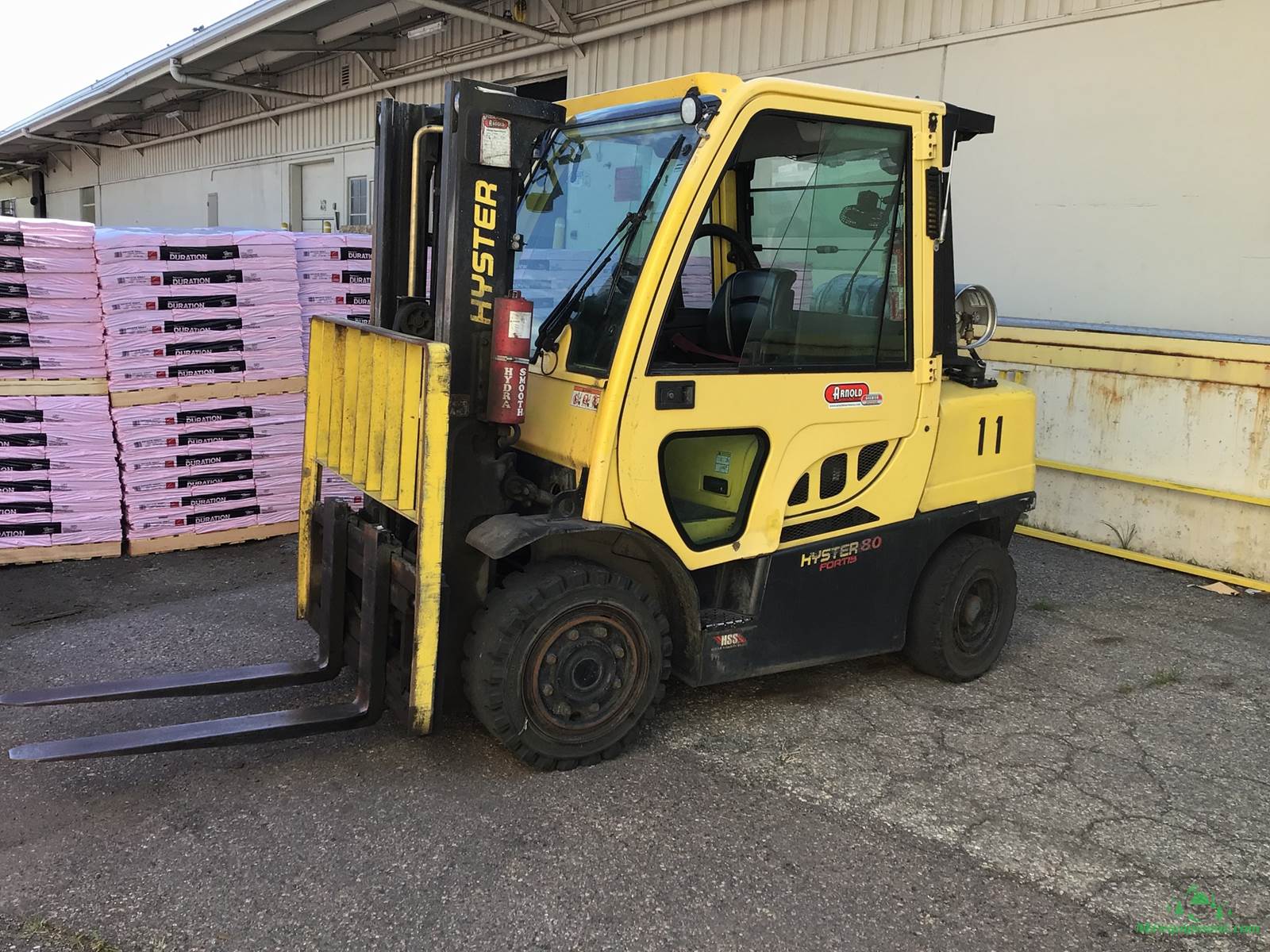 2017 Hyster H80FT Pneumatic Tire Forklift