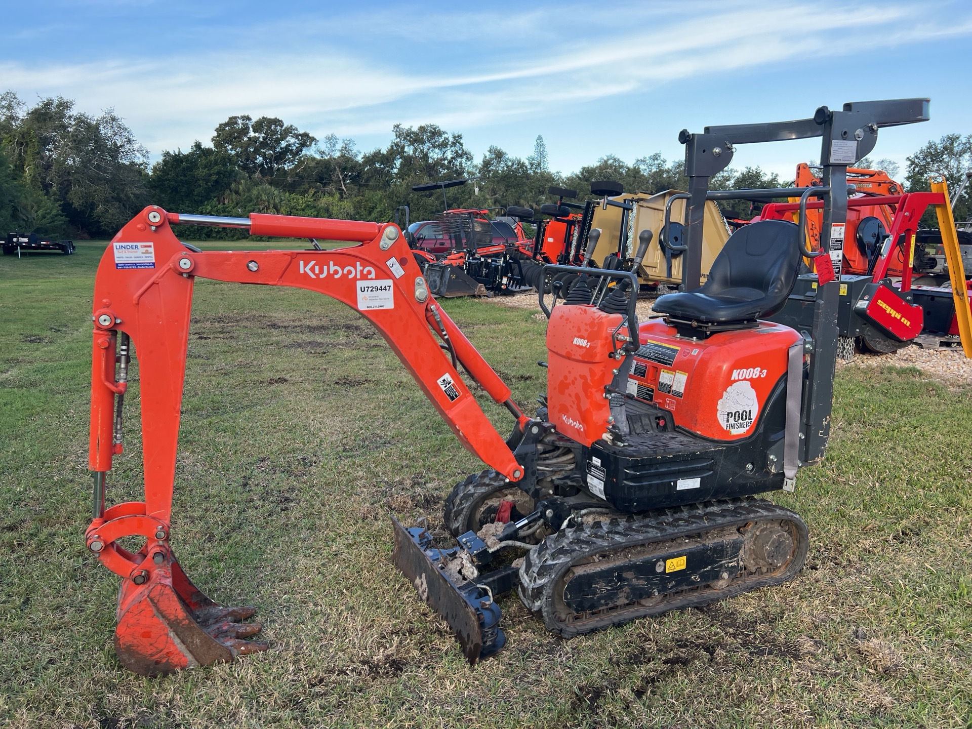 2021 Kubota K008-3 Mini Excavator