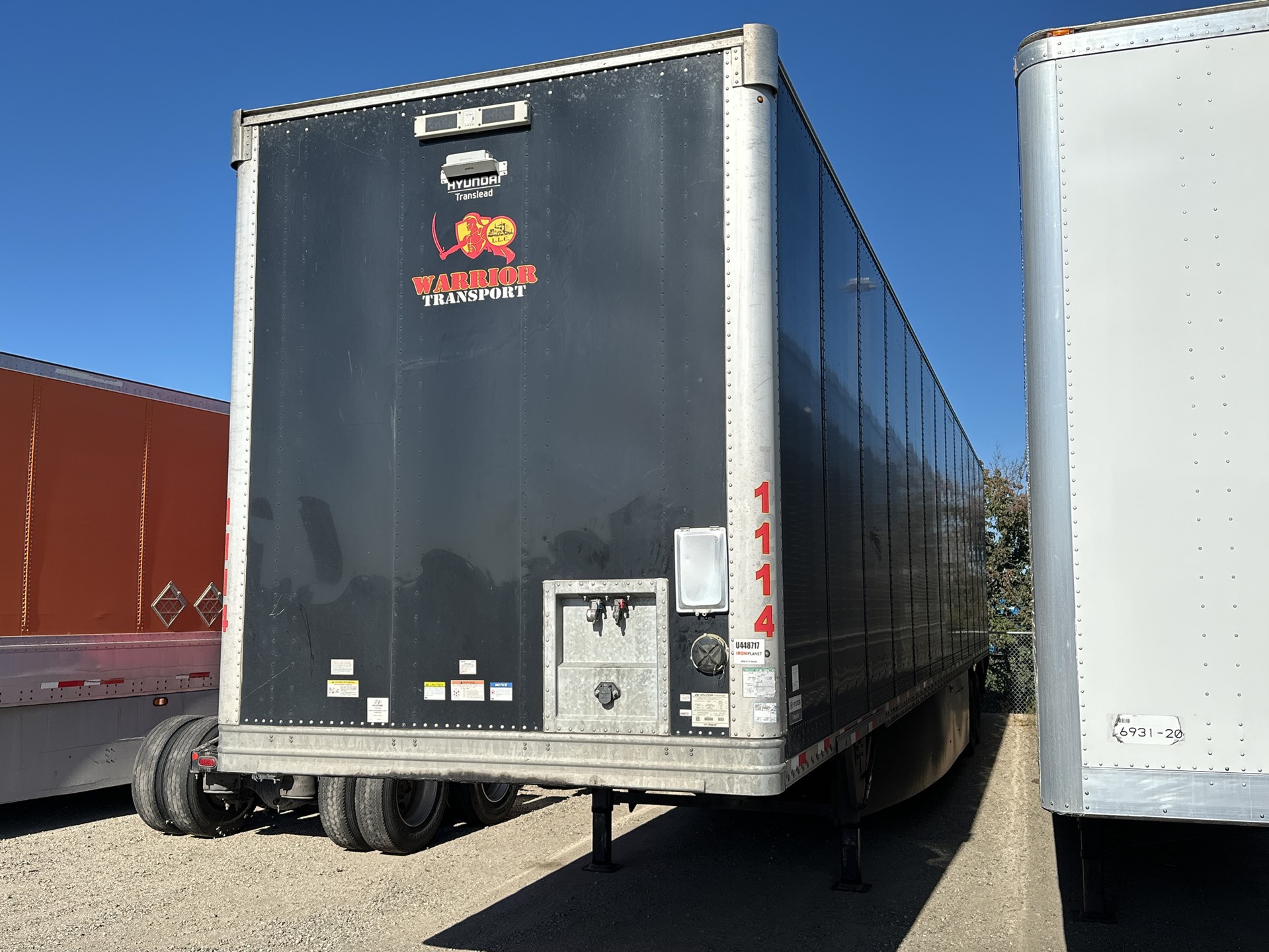 2022 Hyundai VC2530212-AJS 53 ft x 102 in T/A Van Trailer