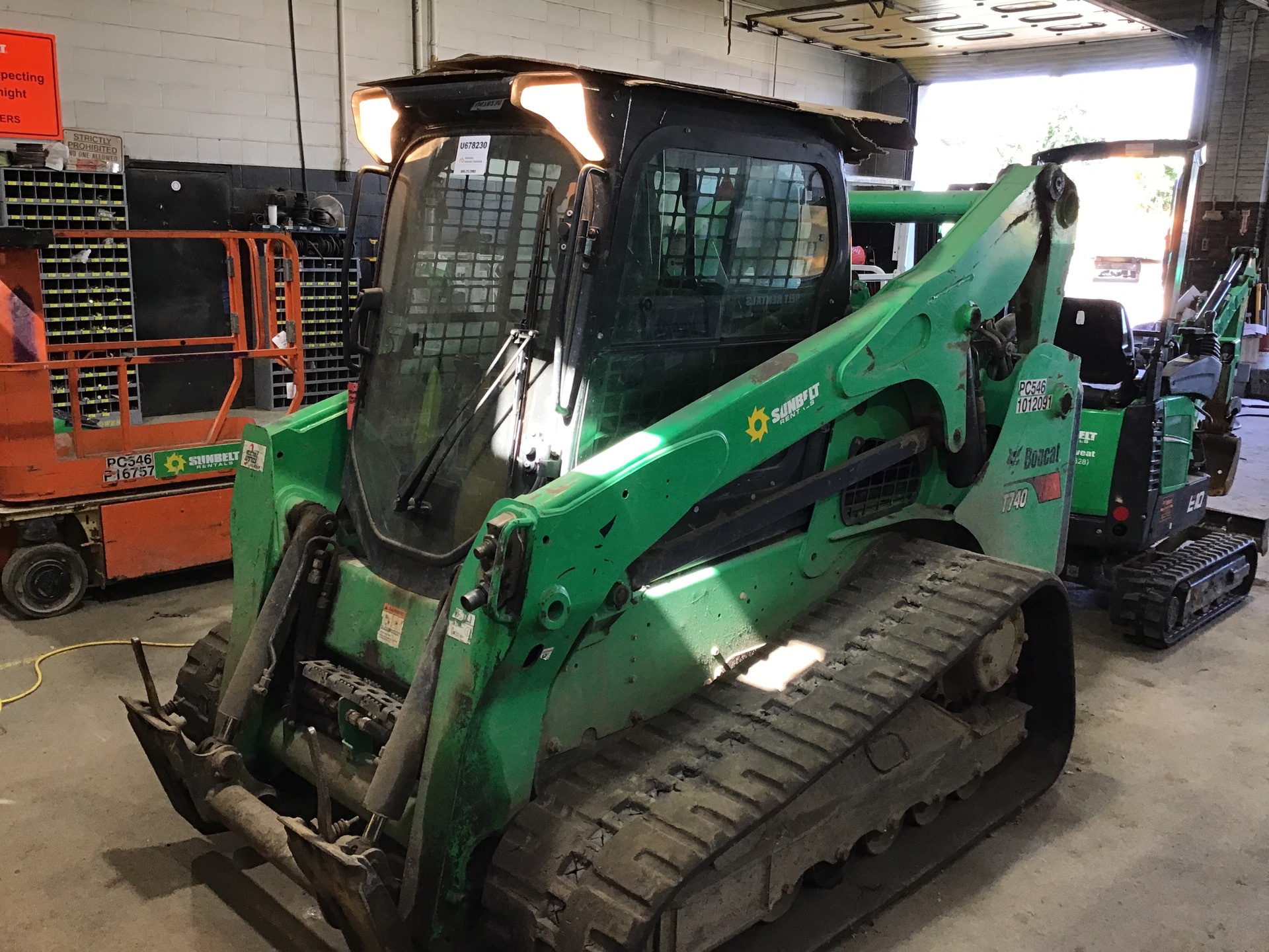 2017 Bobcat T740 Compact Track Loader