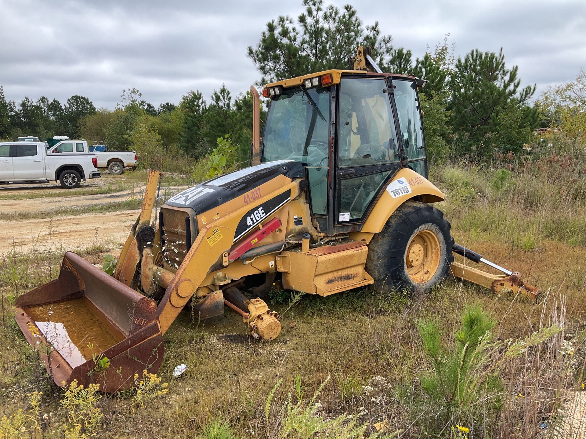 2007 Cat 416E 4x4 Backhoe Loader