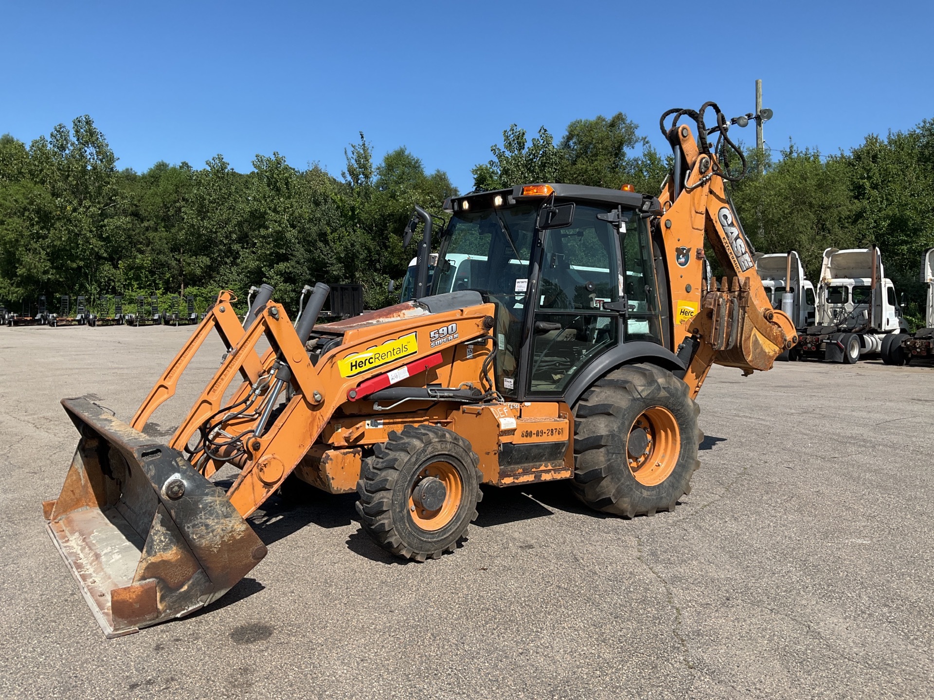 2016 Case 590 Super N 4x4 Backhoe Loader