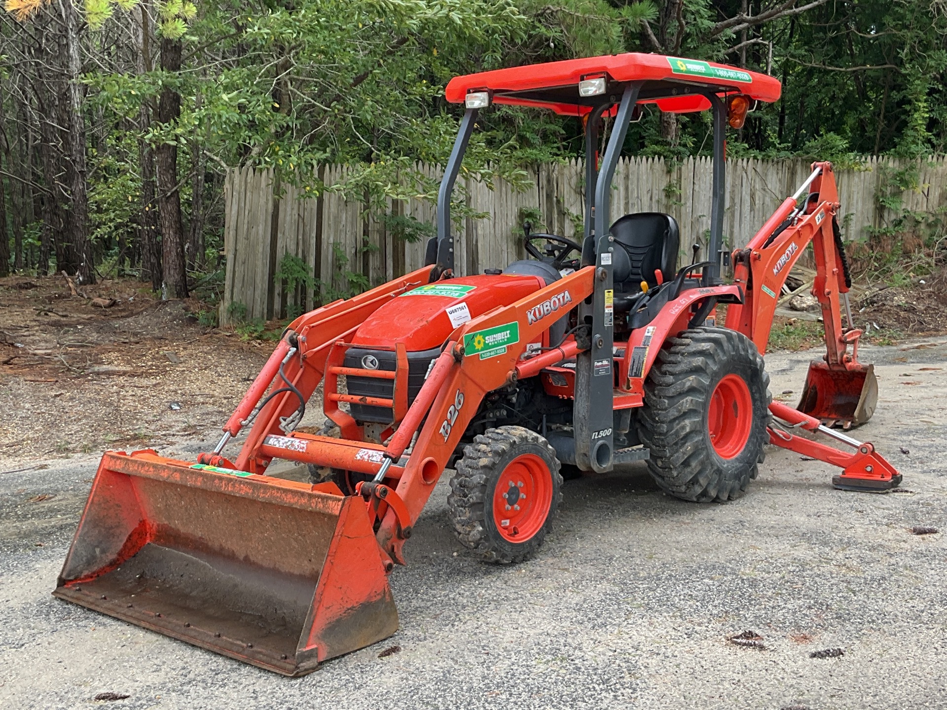 2017 Kubota B26 4x4 Backhoe Loader