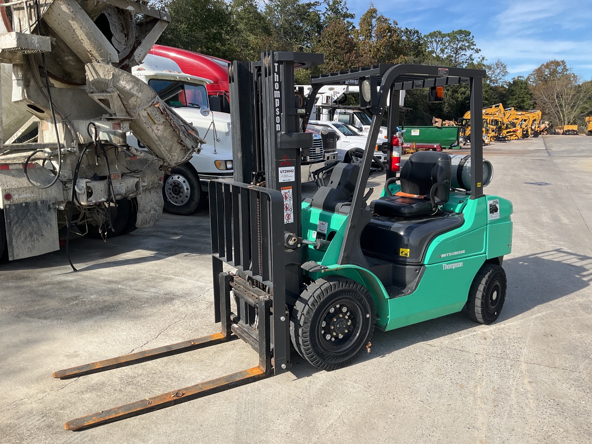 2017 Mitsubishi FG25N 4500 lb Pneumatic Tire Forklift