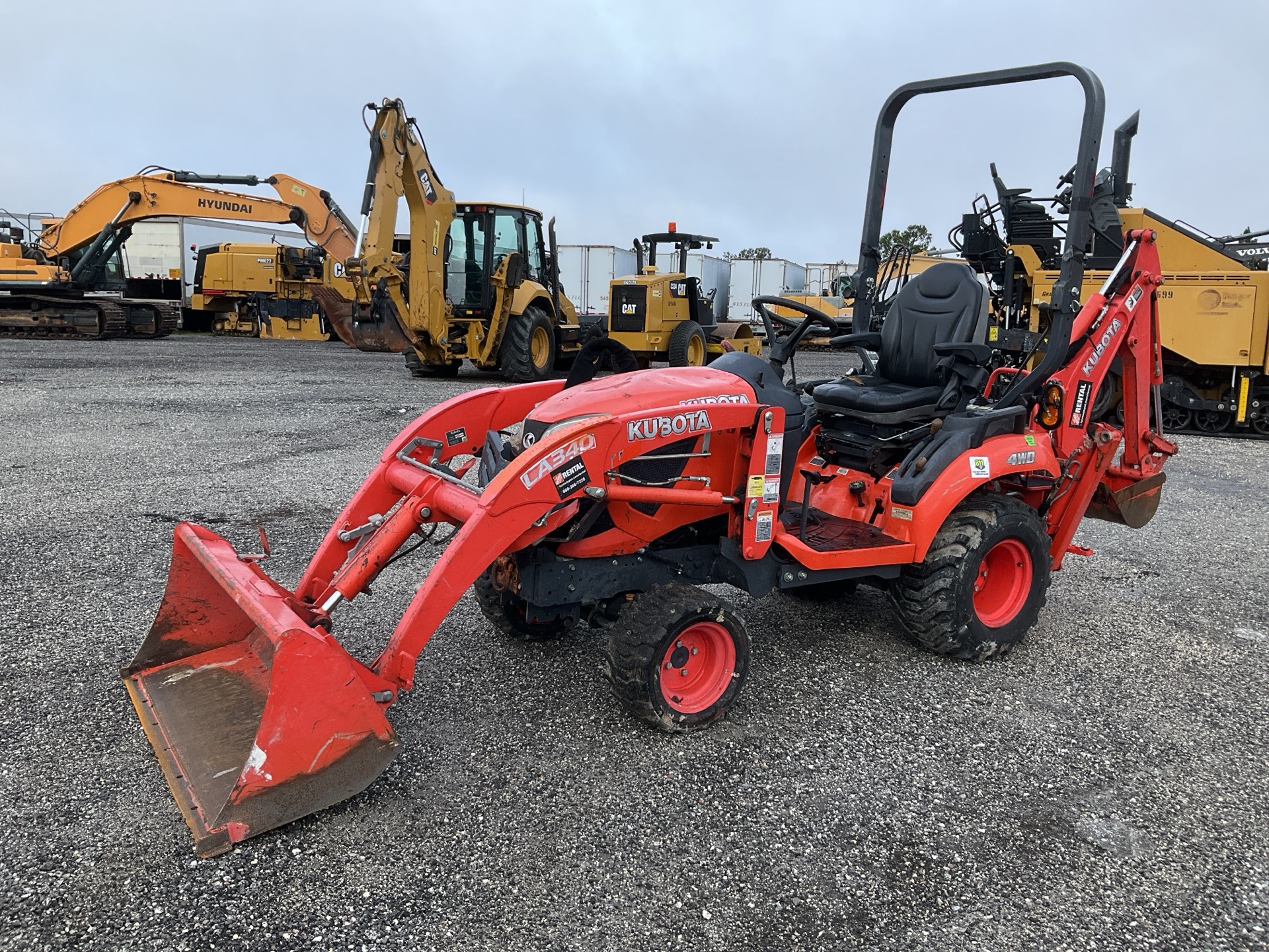 2019 Kubota BX23S 4x4 Backhoe Loader