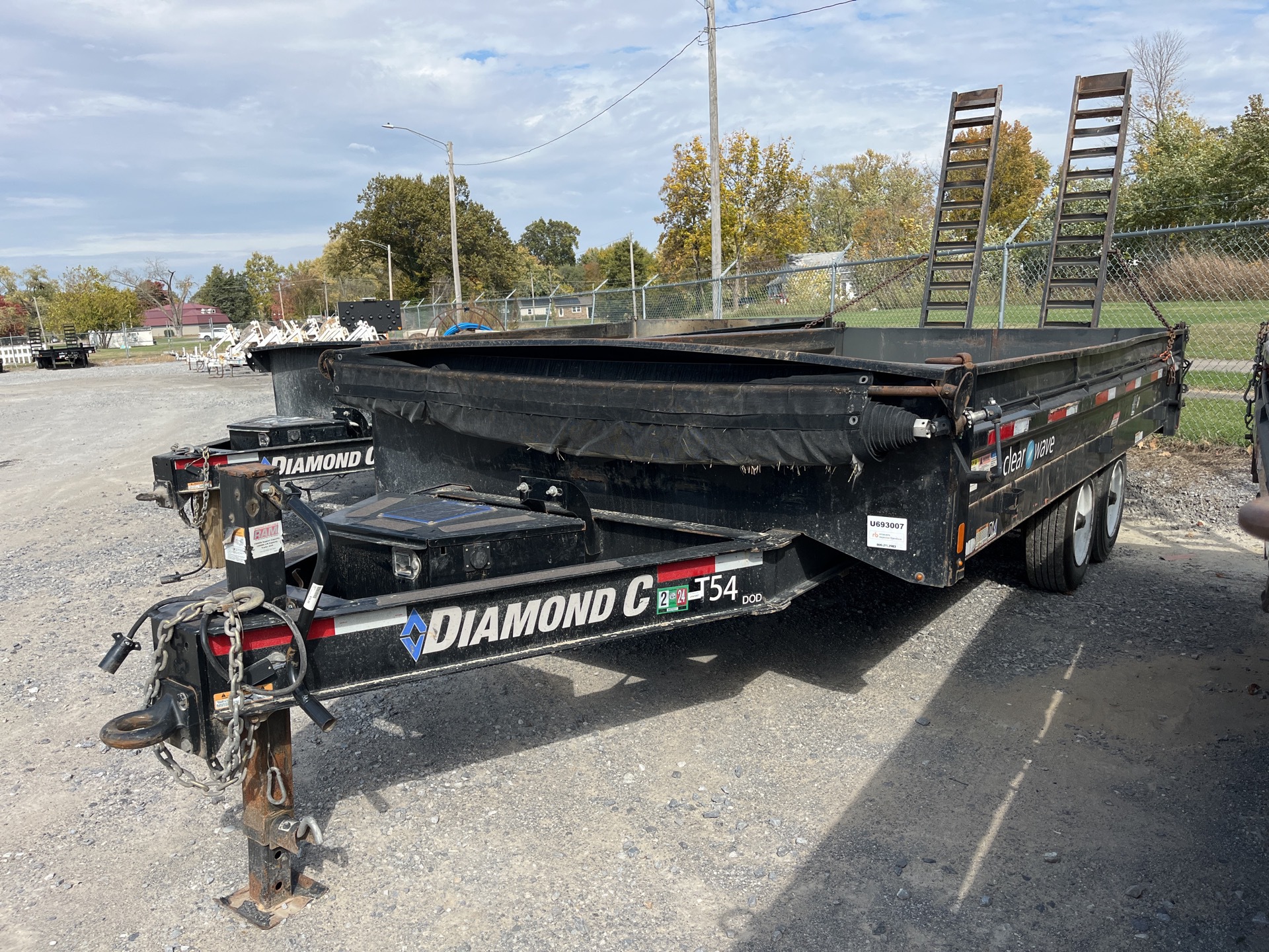 2020 Diamond C T/A End Dump Trailer