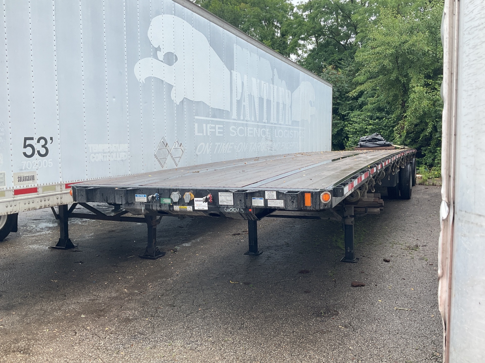 2023 Fontaine 48 ft T/A Flatbed Trailer