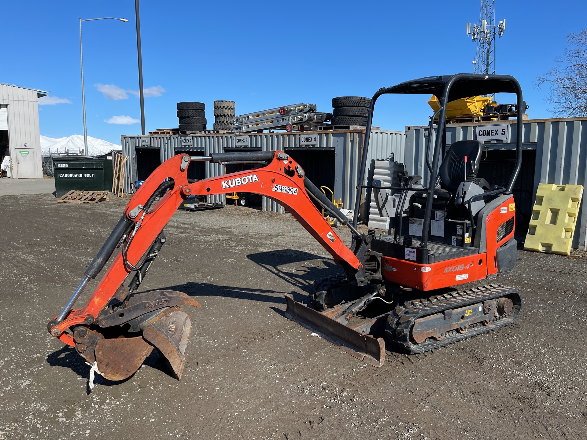 2017 Kubota KX018-4 Mini Excavator