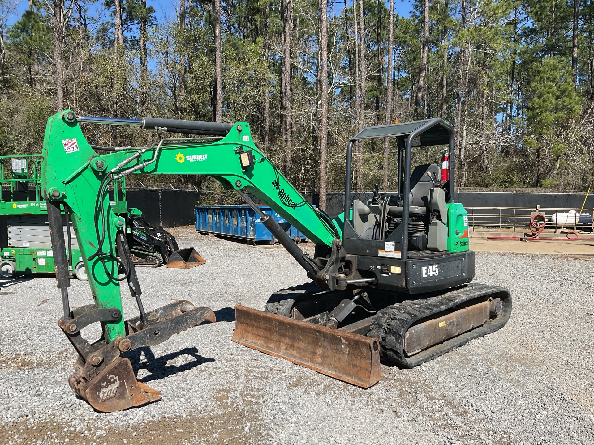 2018 Bobcat E45 Mini Excavator