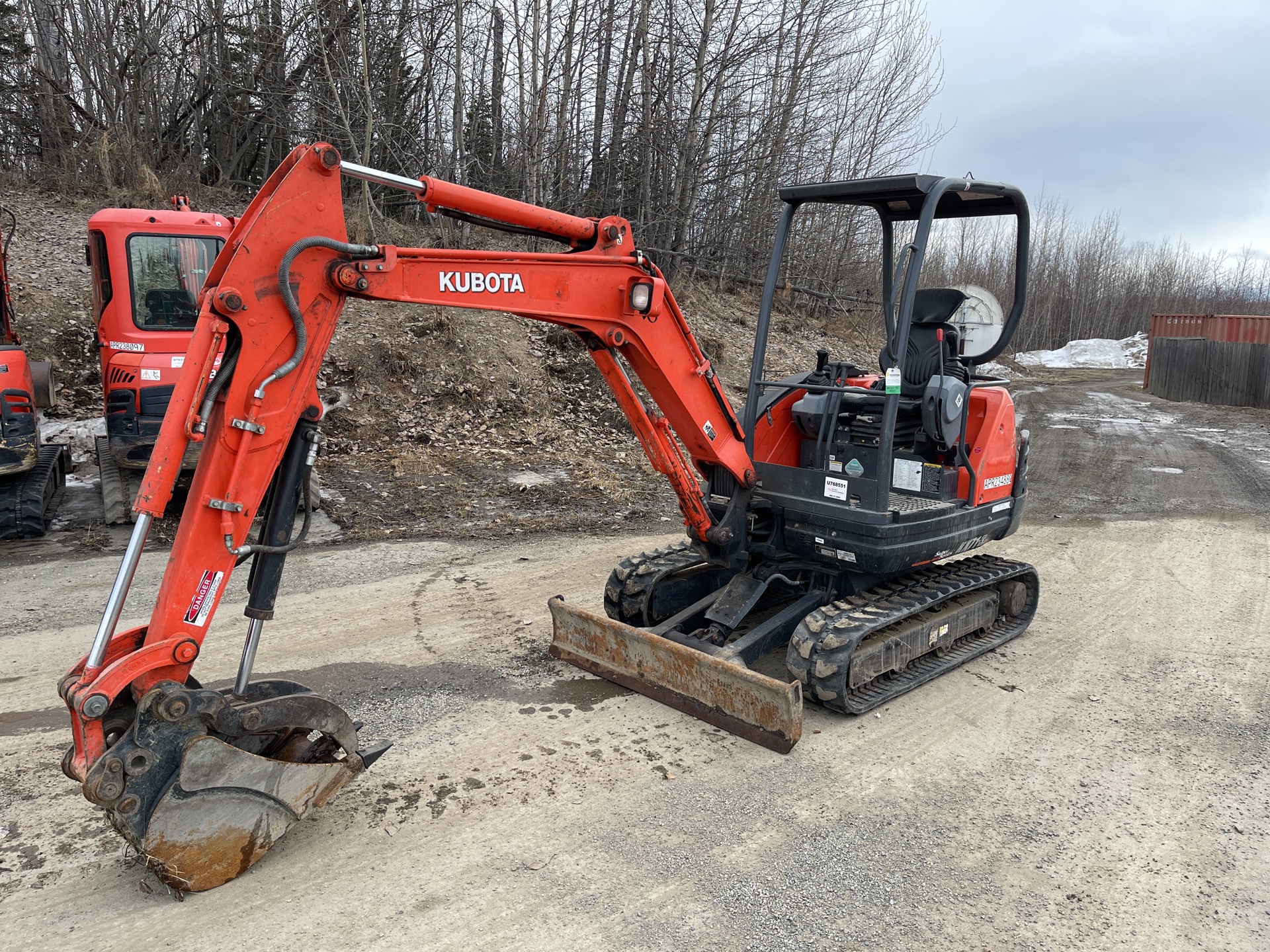 2017 Kubota KX71-3S Mini Excavator