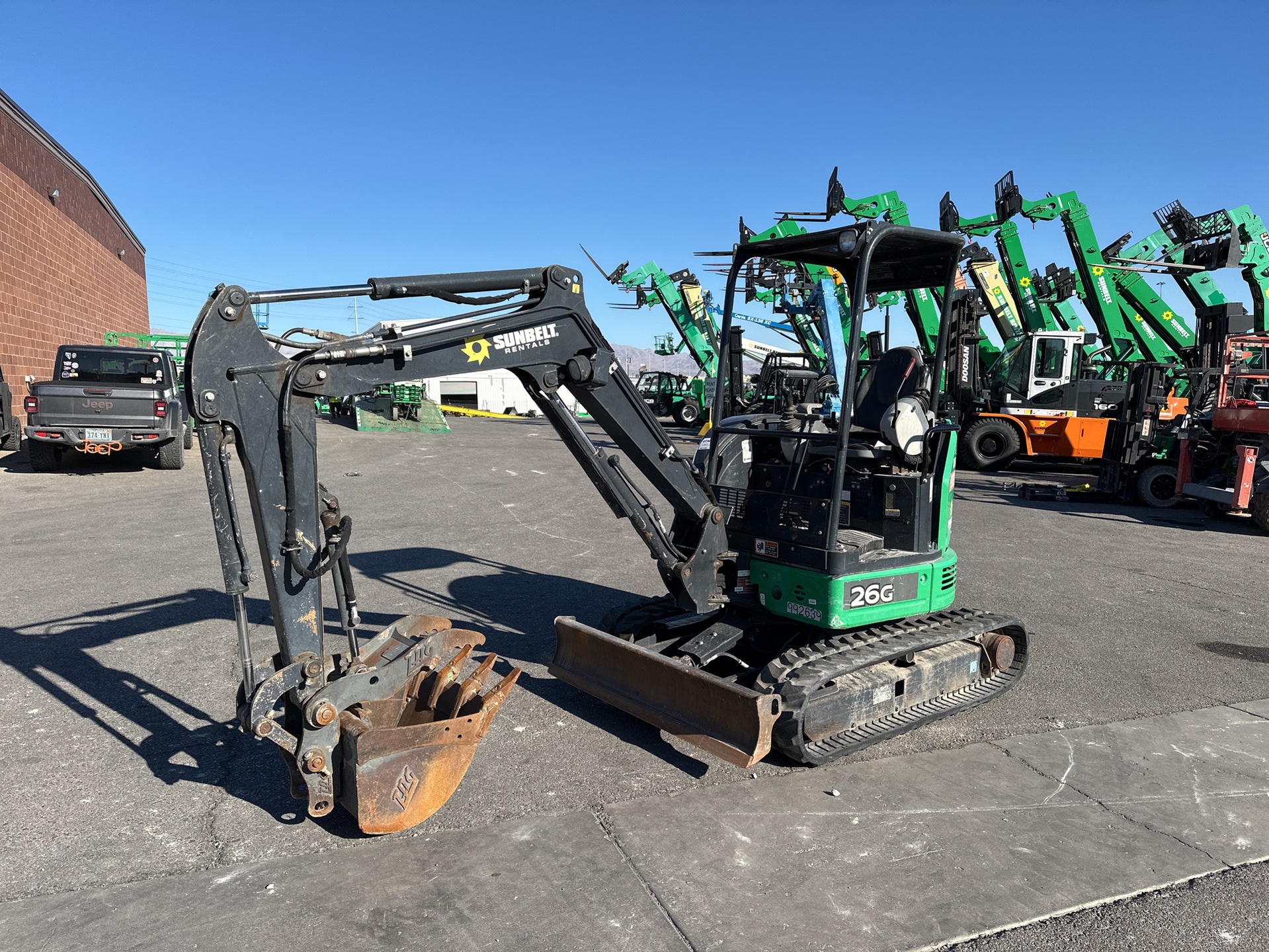 2017 John Deere 26G Mini Excavator