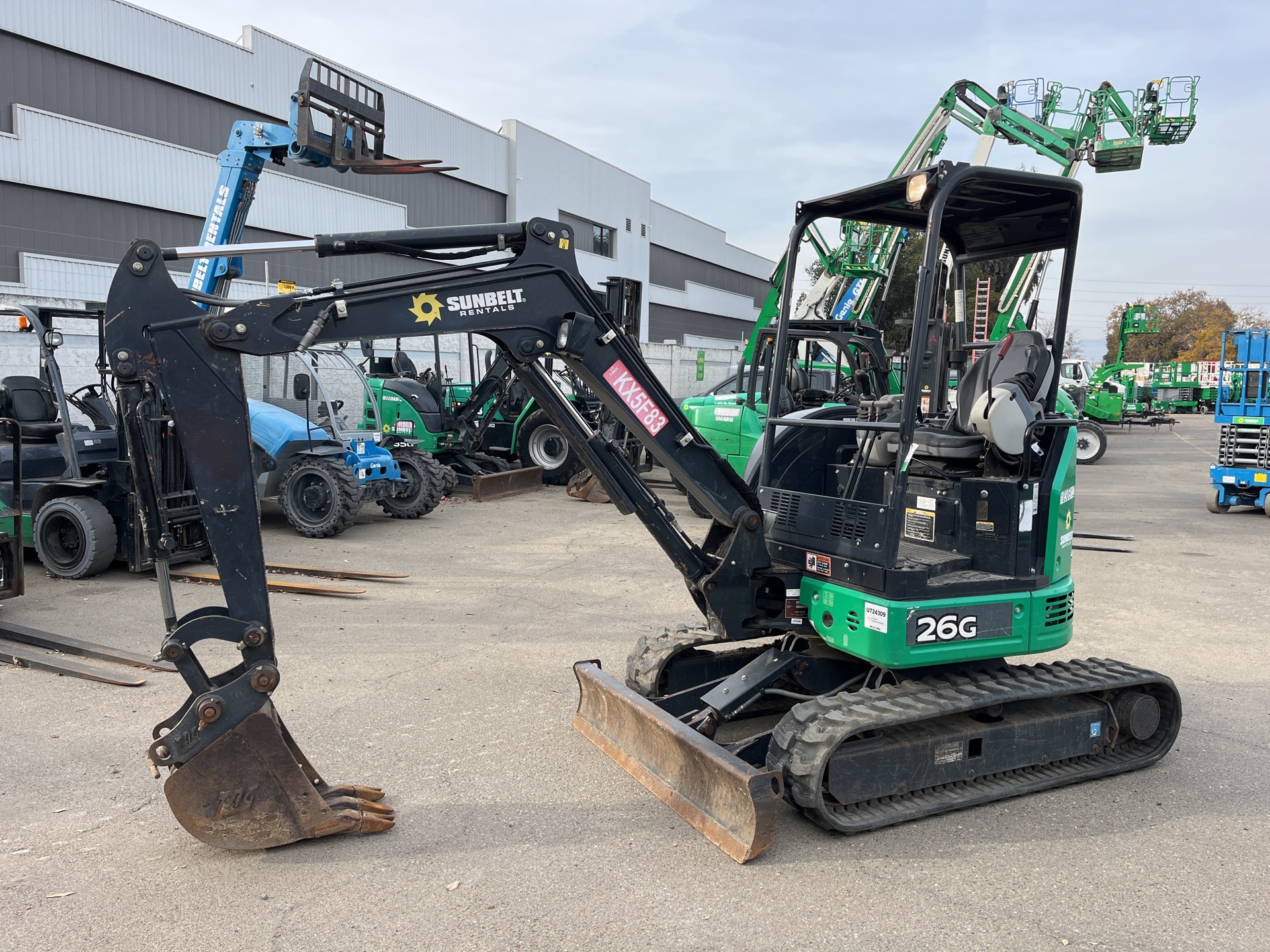 2017 John Deere 26G Mini Excavator