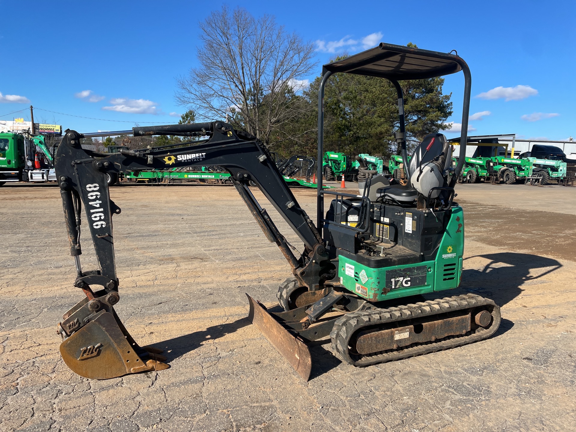 2017 John Deere 17G Mini Excavator