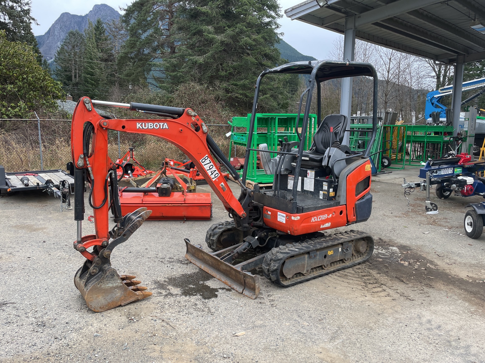 2017 Kubota KX018-4 Mini Excavator