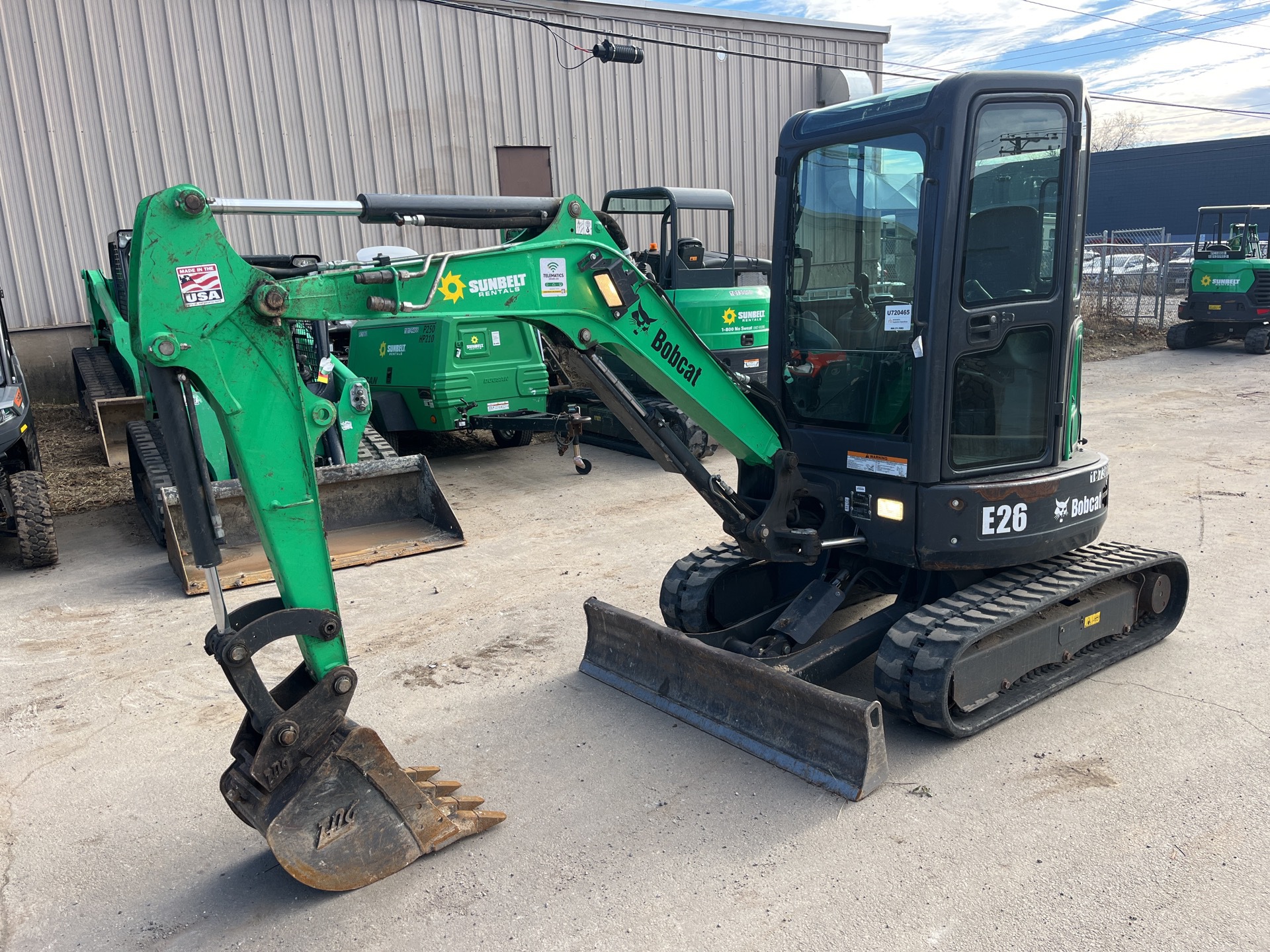 2018 Bobcat E26 Mini Excavator