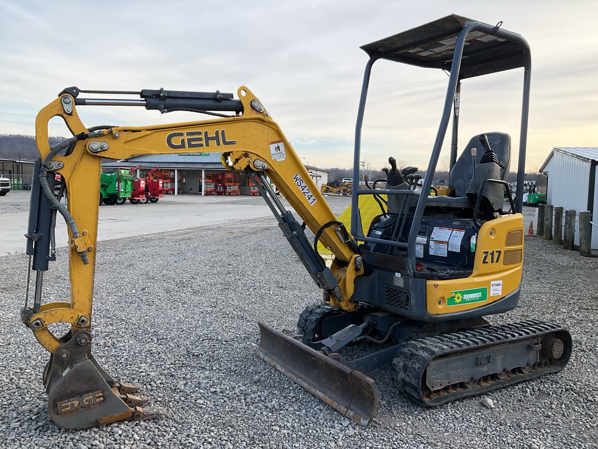 2017 Gehl Z17 Mini Excavator
