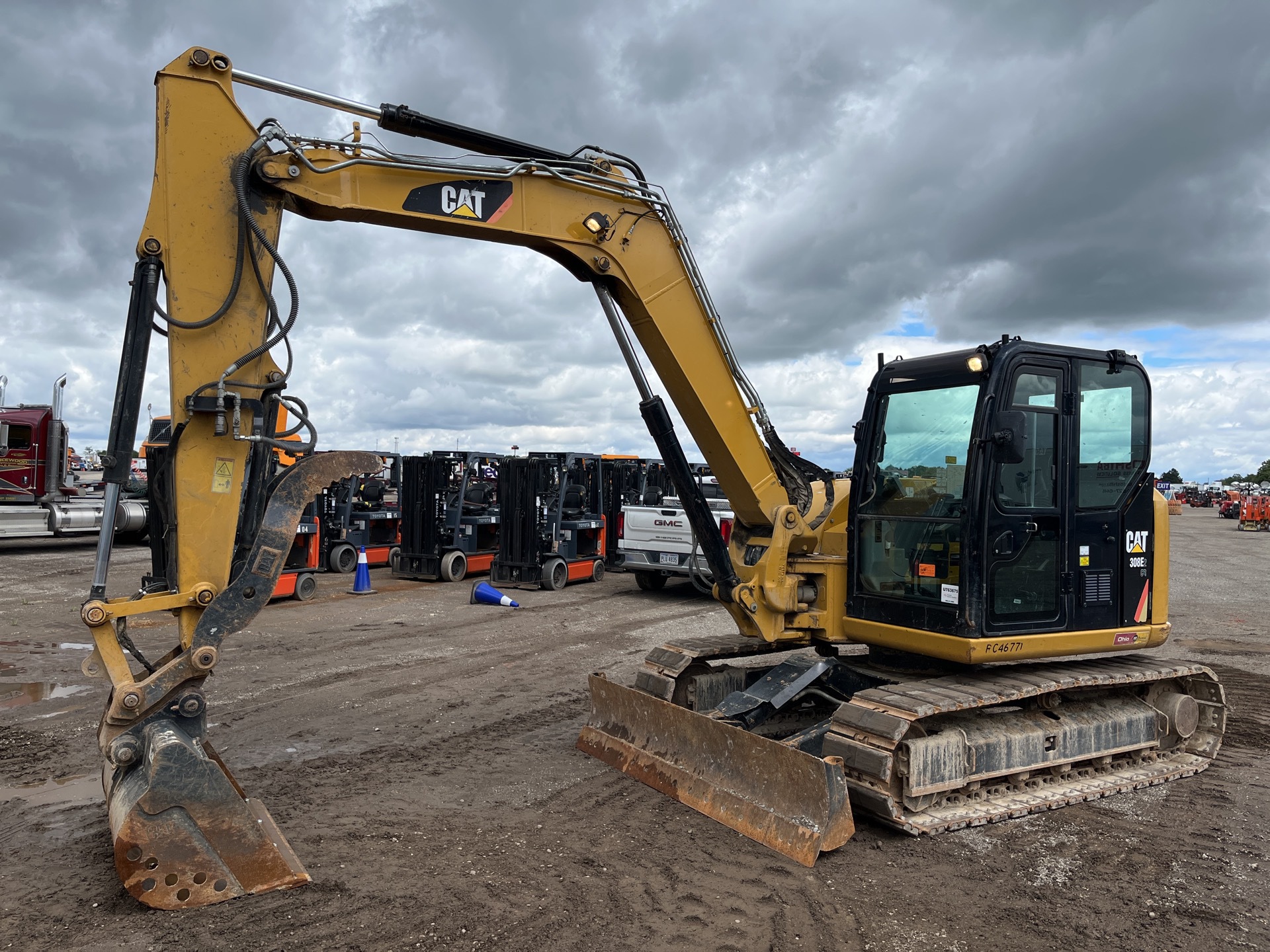 2017 Cat 308E2CR Mini Excavator