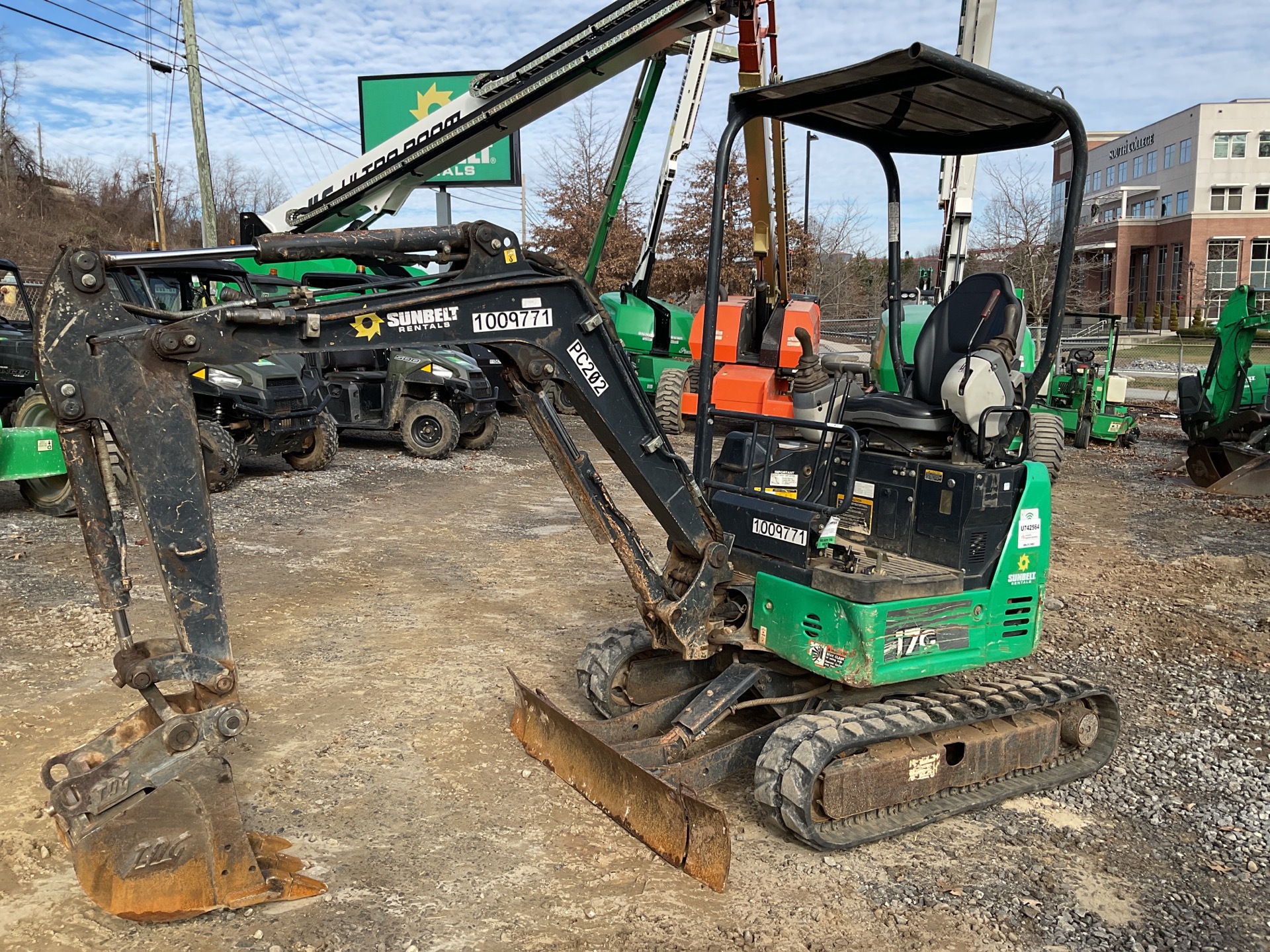2017 John Deere 17G Mini Excavator