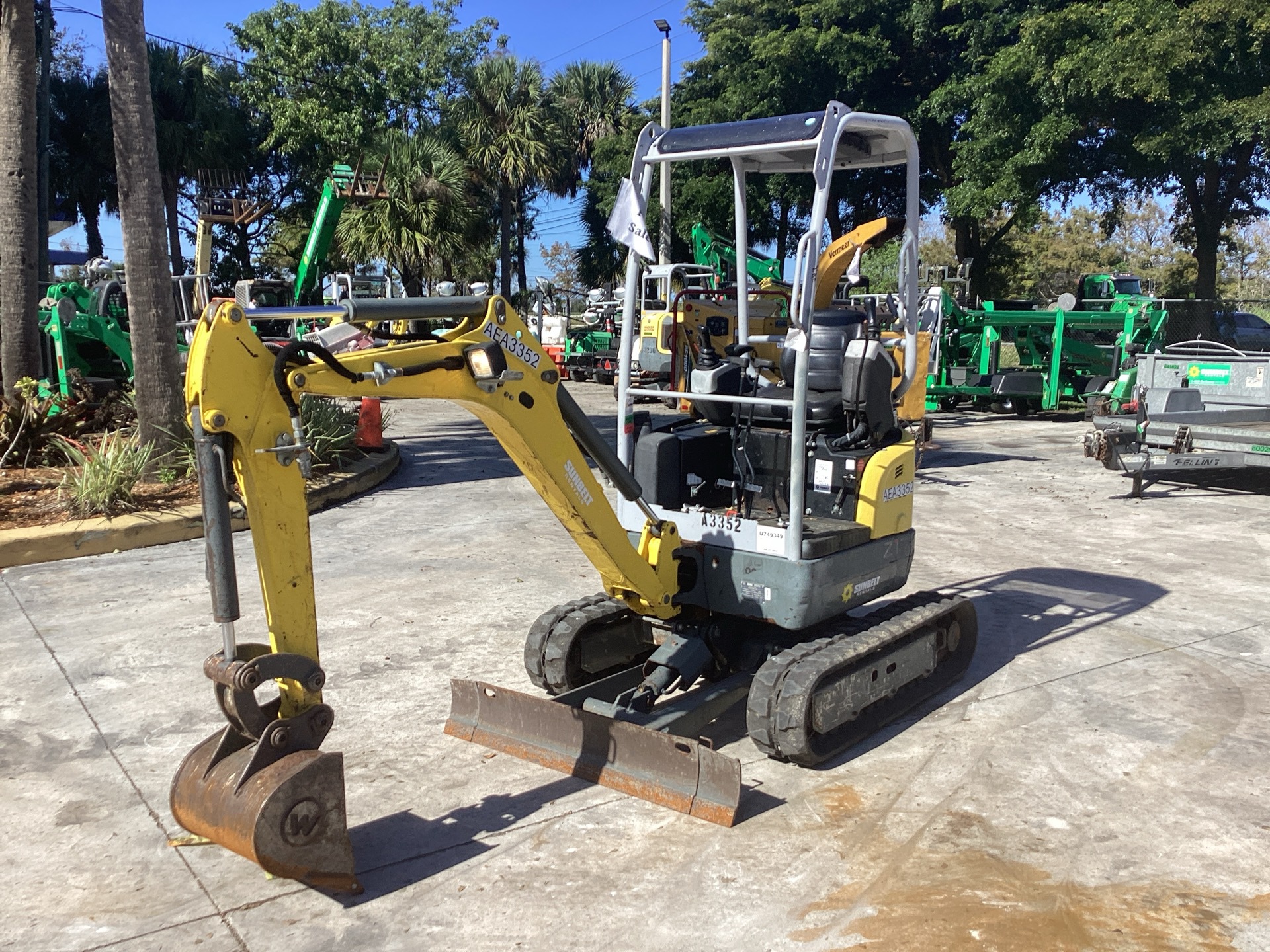 2017 Wacker Neuson EZ17 Mini Excavator