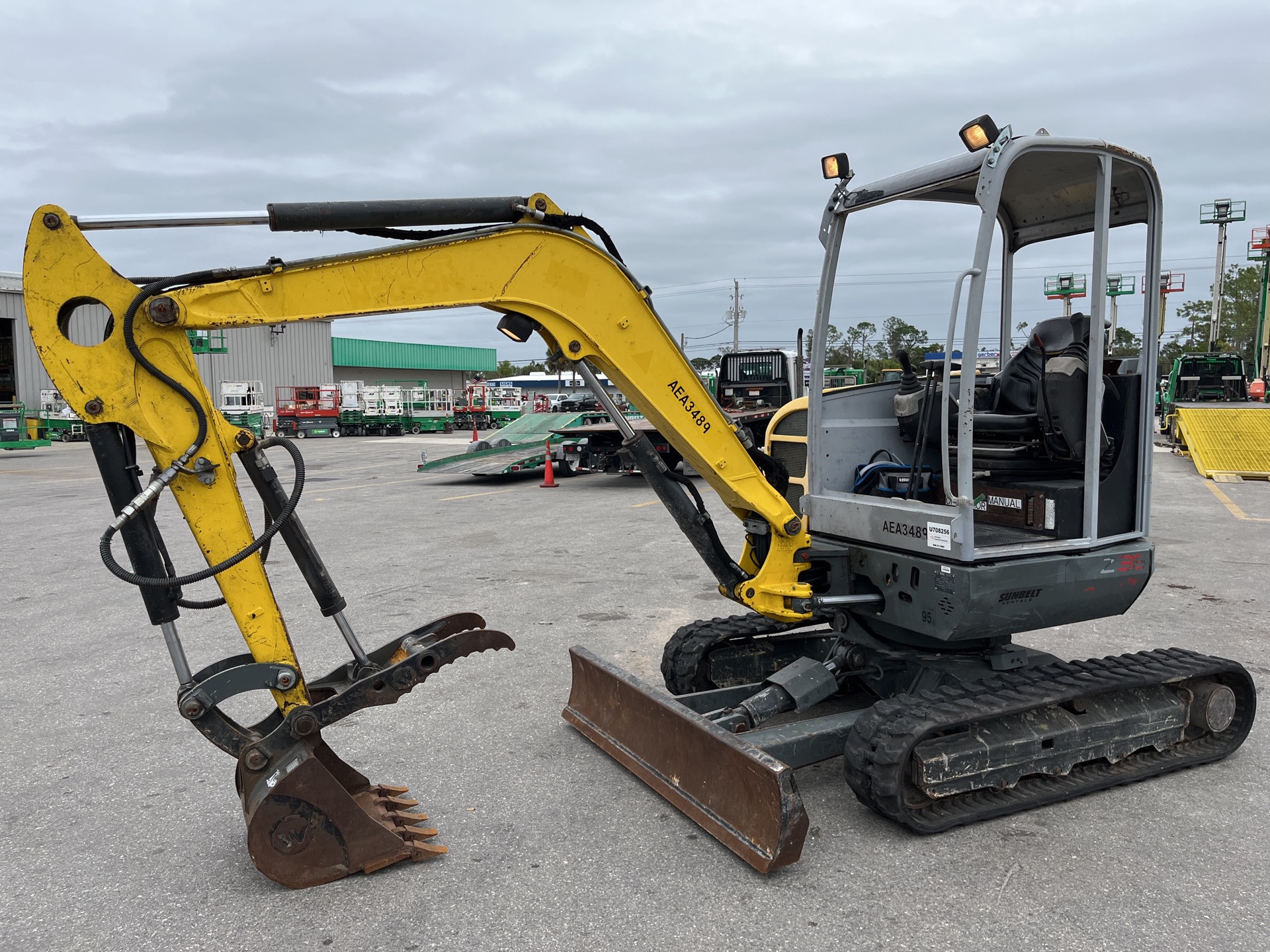 2017 Wacker Neuson EZ38 Mini Excavator