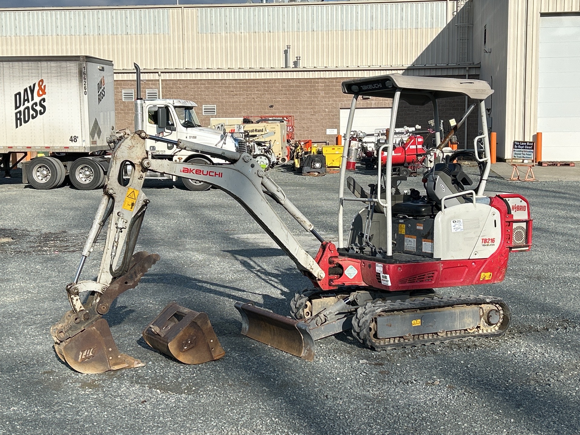2017 Takeuchi TB216H Mini Excavator