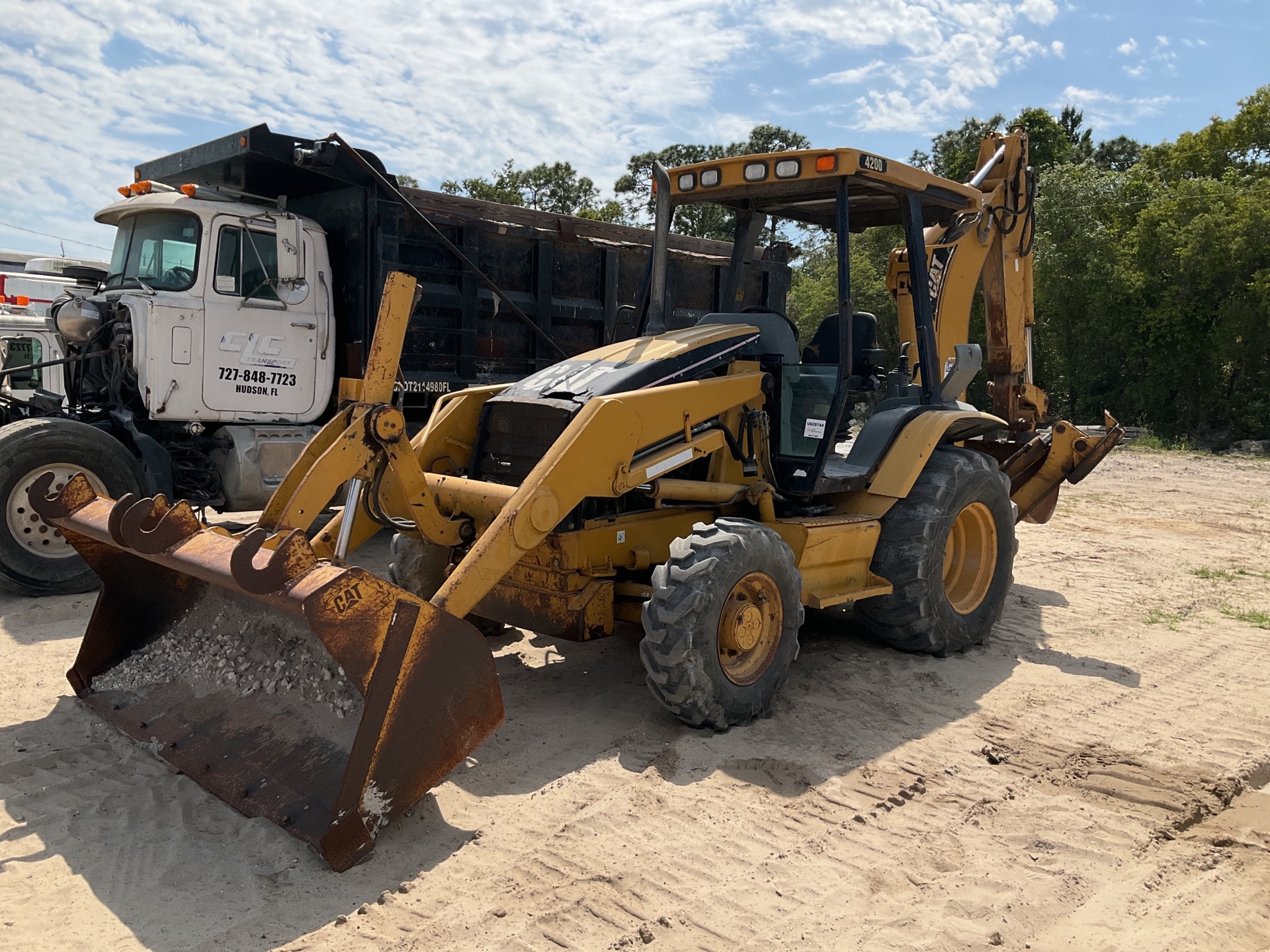 2004 Cat 420D 4x4 Backhoe Loader