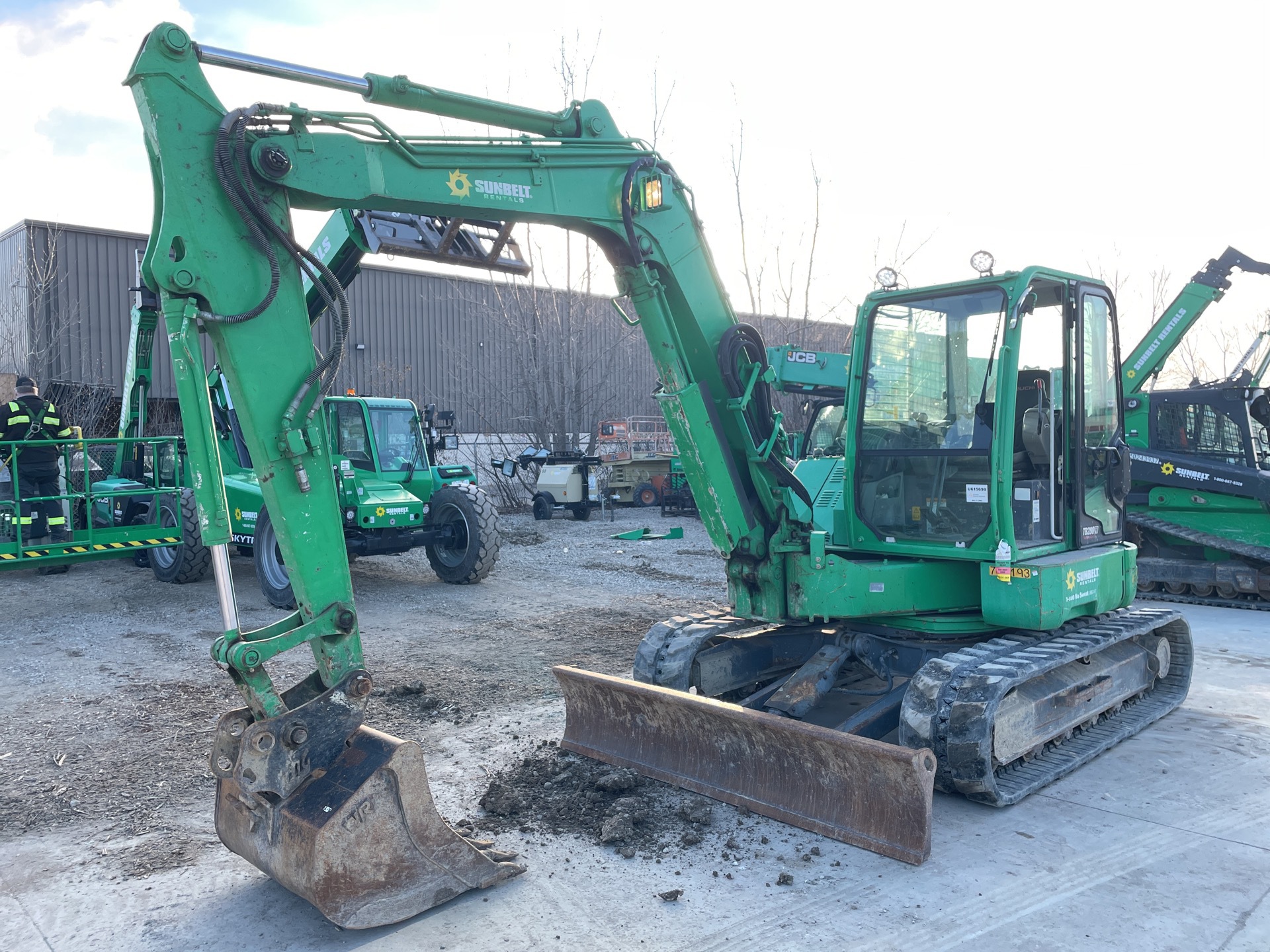 2015 Takeuchi TB280FR Mini Excavator