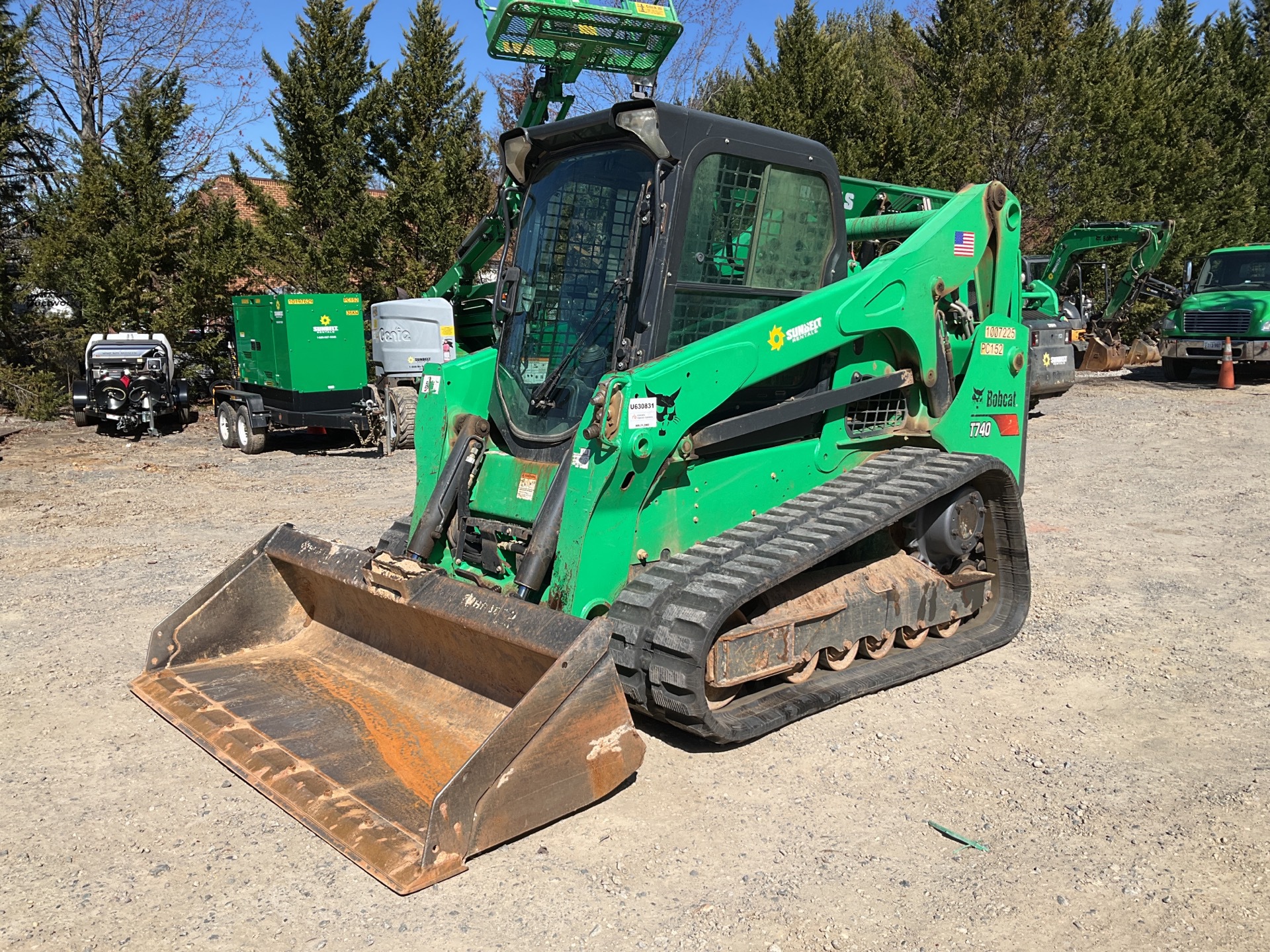 2017 Bobcat T740 Compact Track Loader