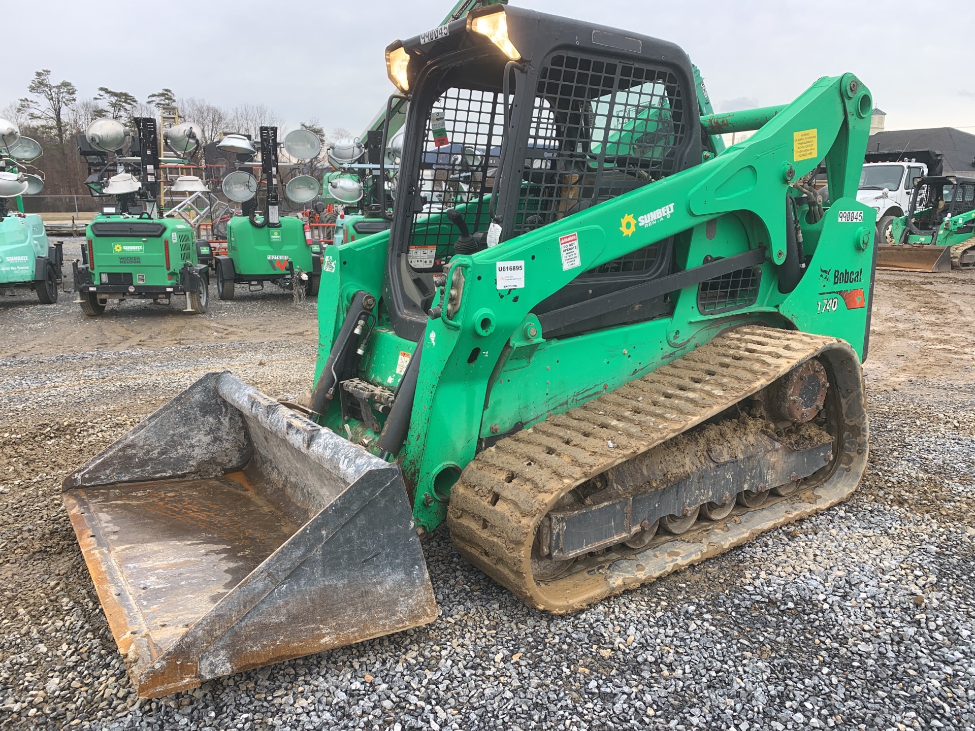 2017 Bobcat T740 Compact Track Loader