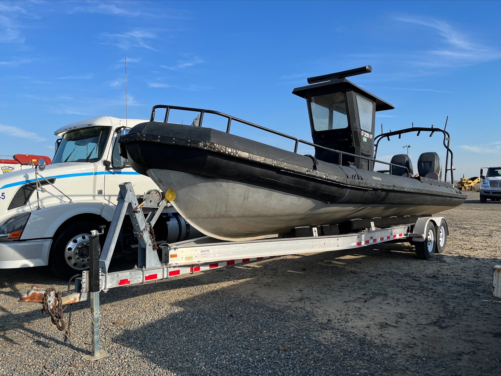 Aluminum Work Boat w/T/A Trailer
