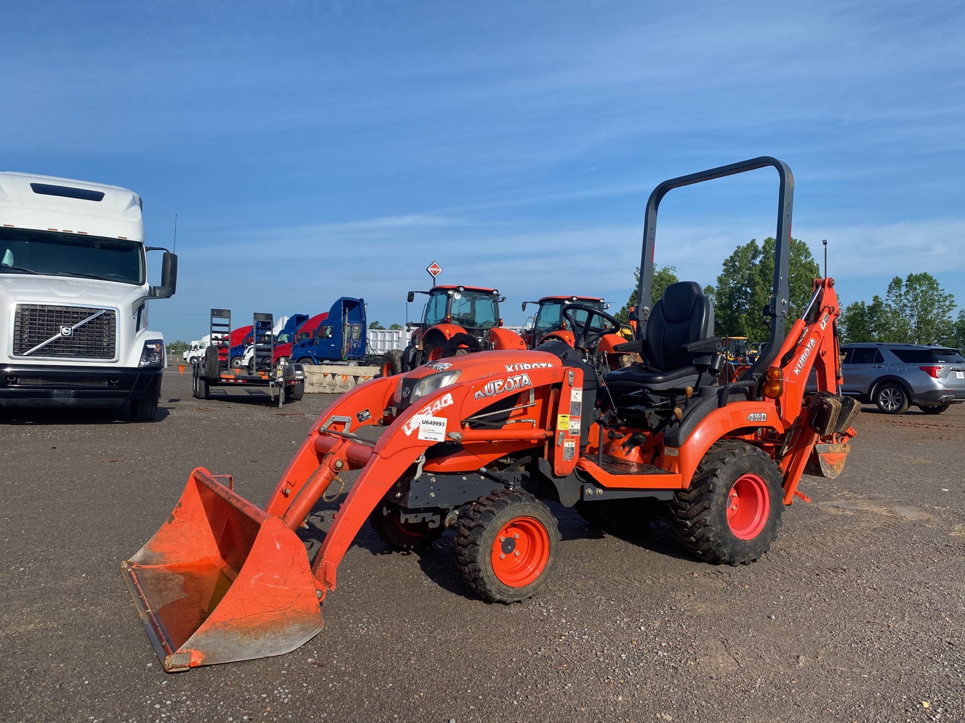 2018 Kubota BX23S 4x4 Backhoe Loader