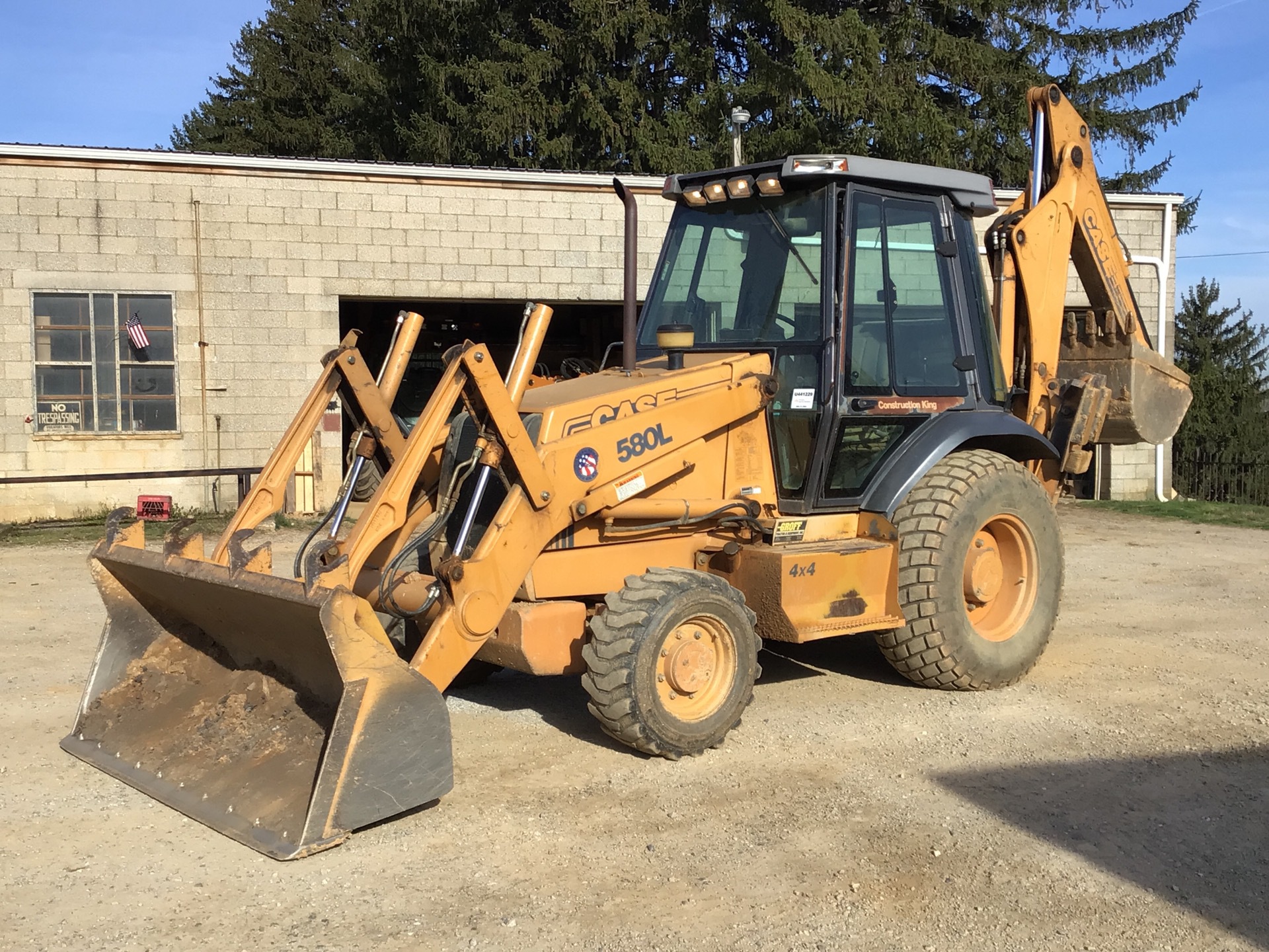1996 Case 580L 4x4 Backhoe Loader