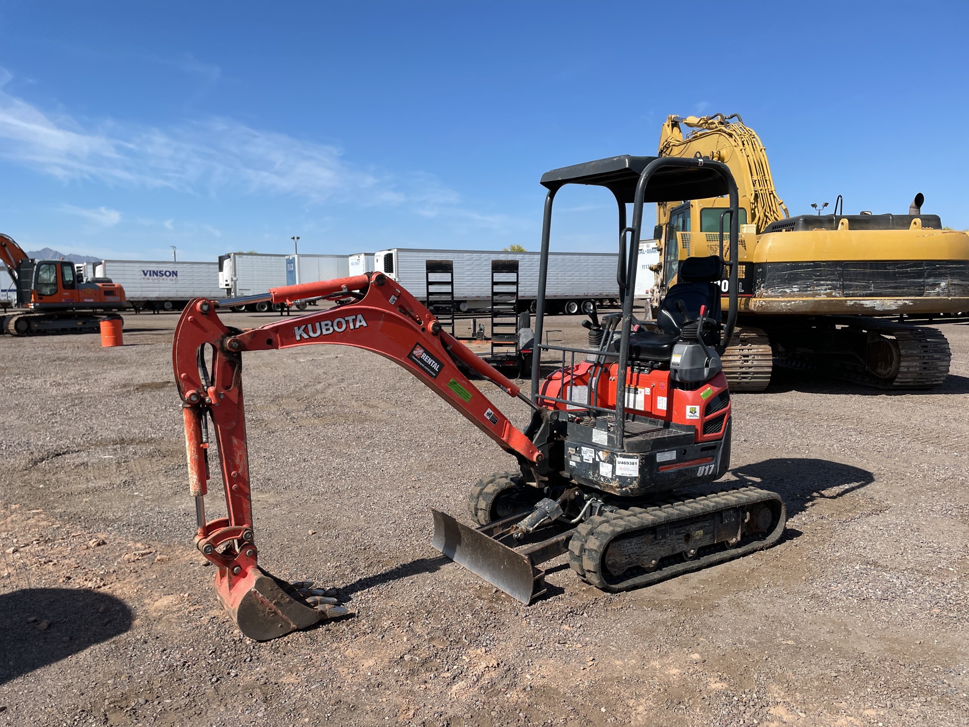 2018 Kubota U17 Mini Excavator