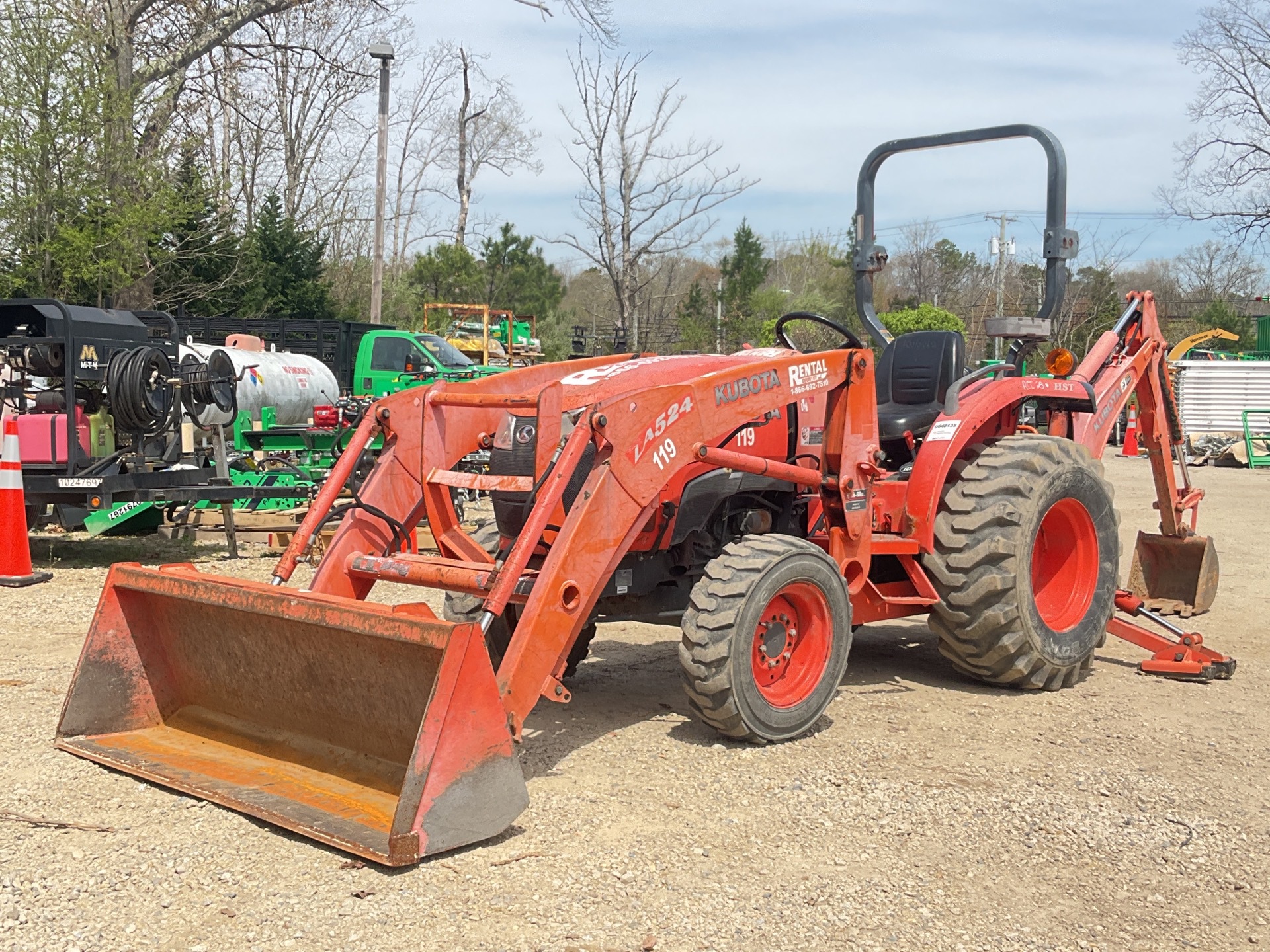 2013 Kubota L3800 4x4 Backhoe Loader