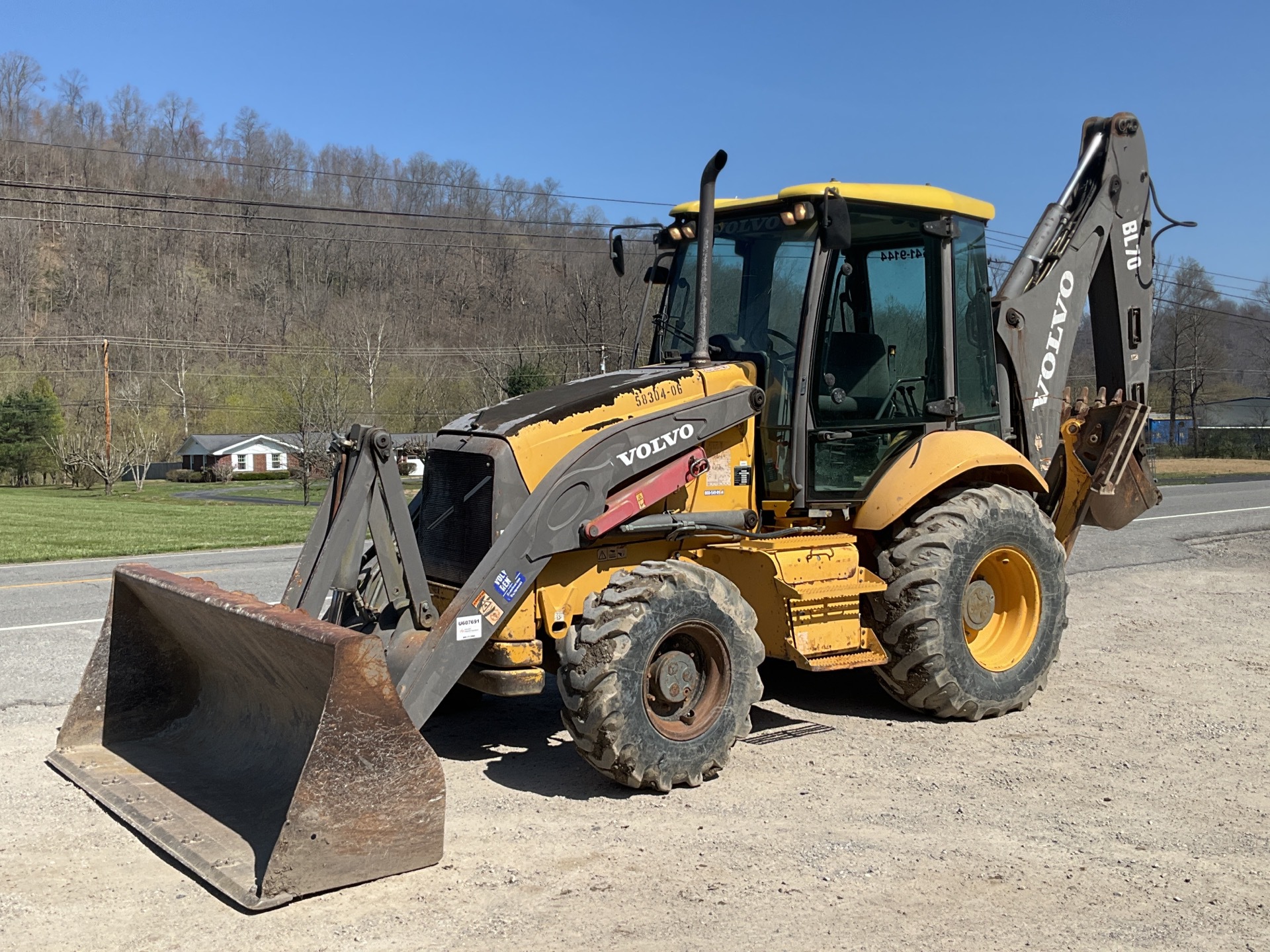 2003 Volvo BL70 4x4 Backhoe Loader