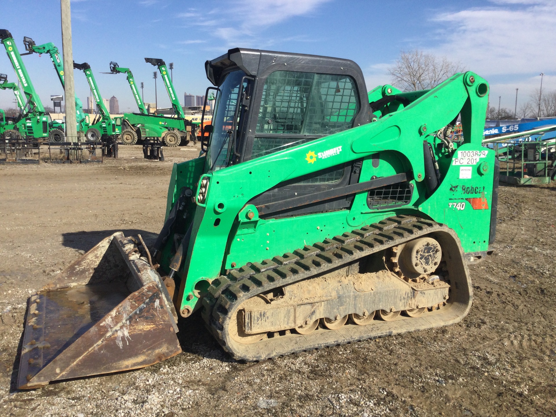 2017 Bobcat T740 Compact Track Loader