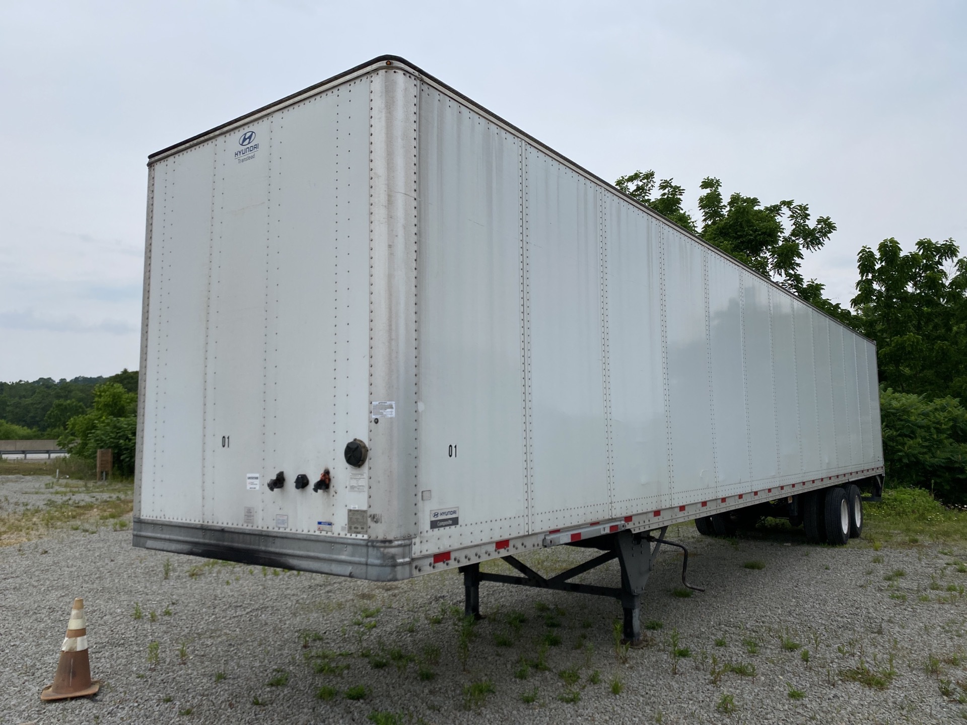 2020 Hyundai VC2530152-AJS 53 ft x 102 in T/A Van Trailer