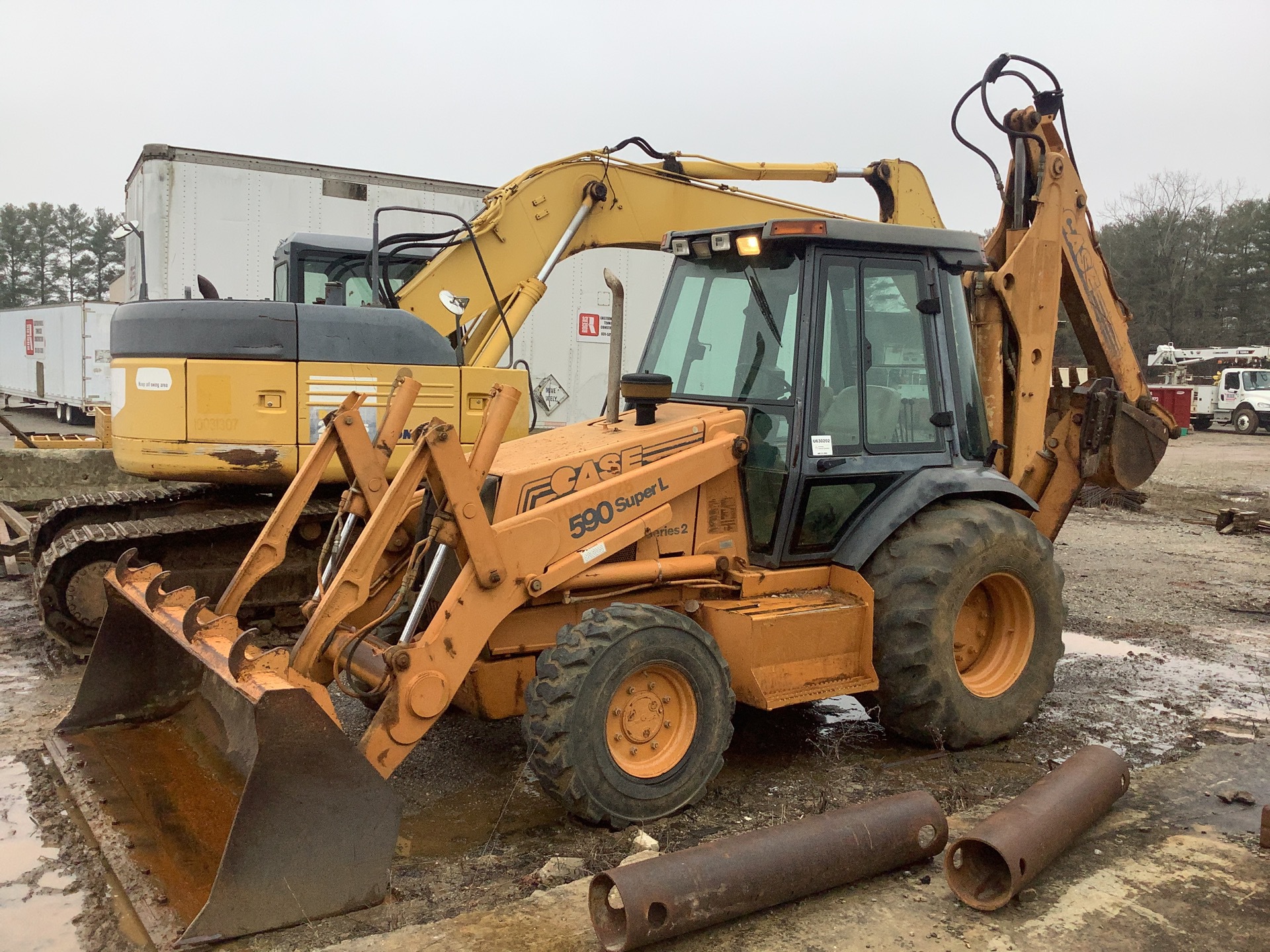2000 Case 590 Super L 4x4 Backhoe Loader