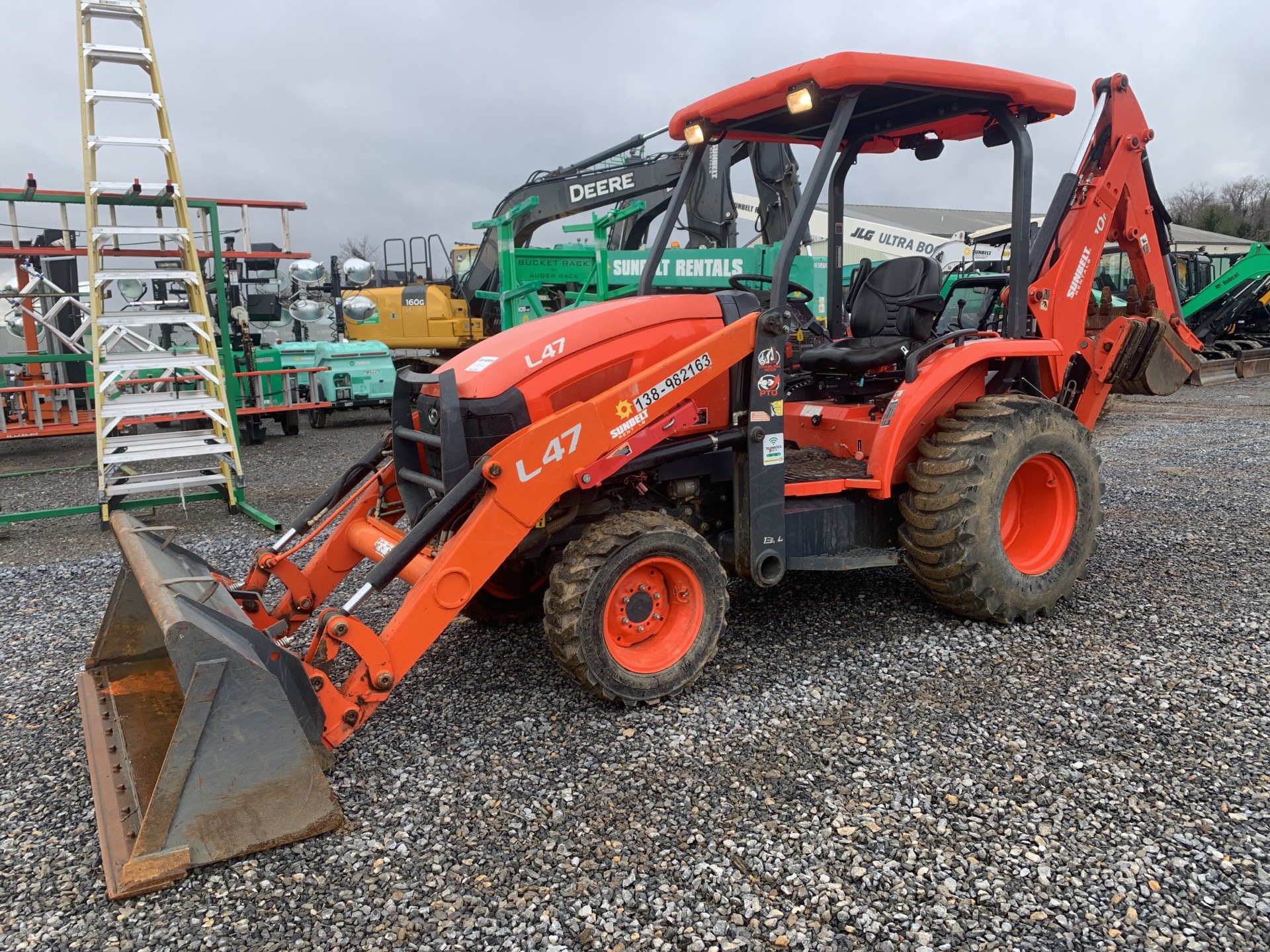 2017 Kubota L47 4x4 Backhoe Loader