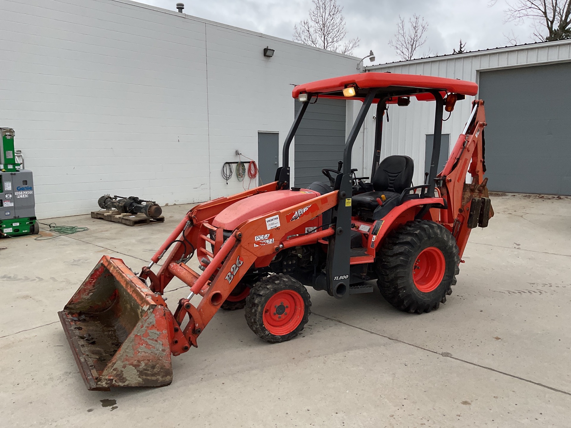 2015 Kubota B26 4x4 Backhoe Loader
