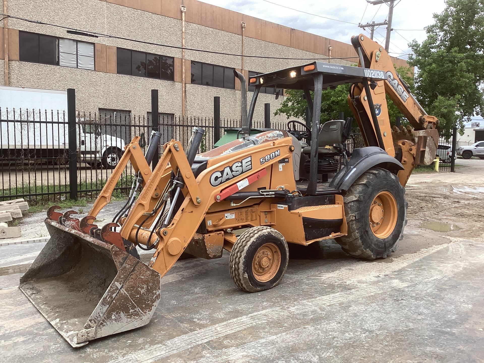 2014 Case 580N 4x2 Backhoe Loader