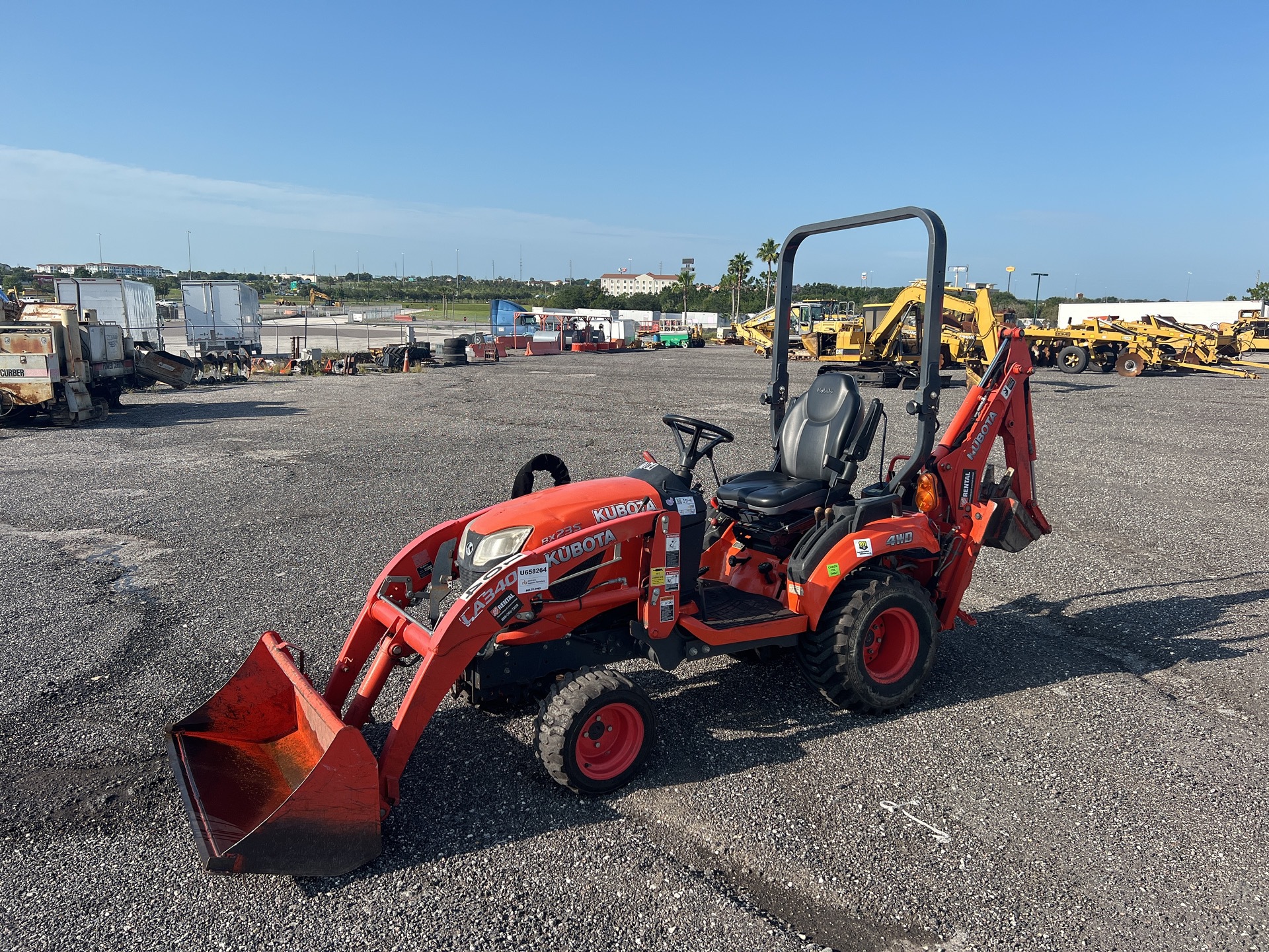2019 Kubota BS23S 4x4 Backhoe Loader