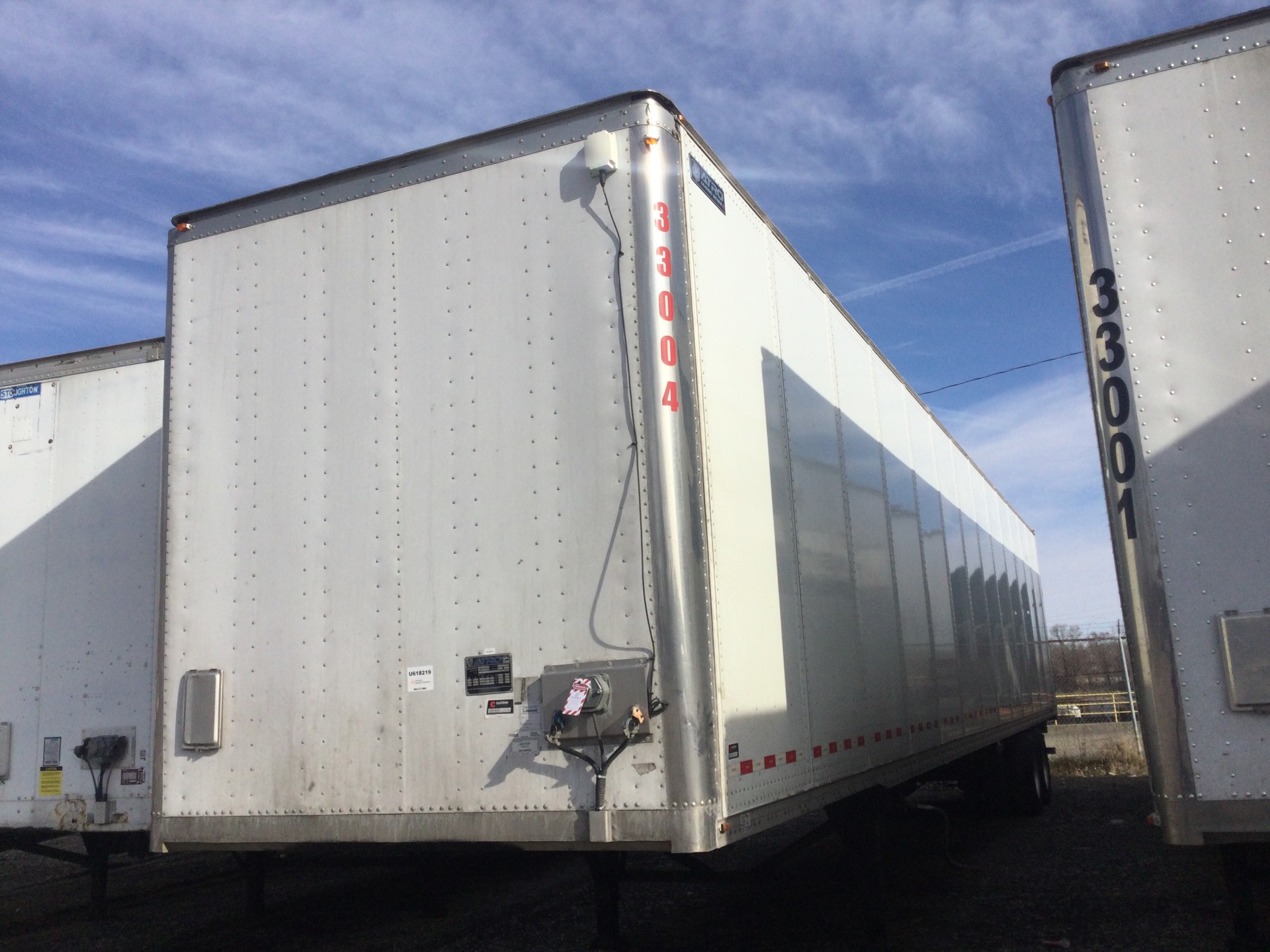 2022 Atro 53 ft x 102 in T/A Van Trailer