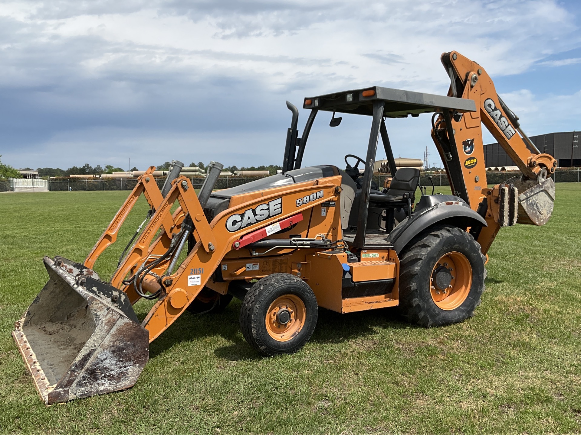 2015 Case 580N 4x2 Backhoe Loader