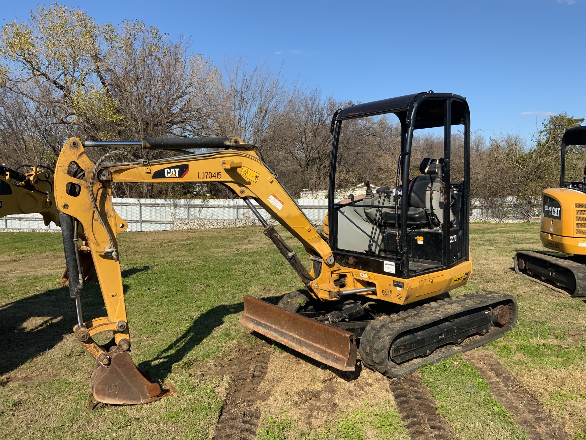 2015 Cat 302.7D CR Mini Excavator