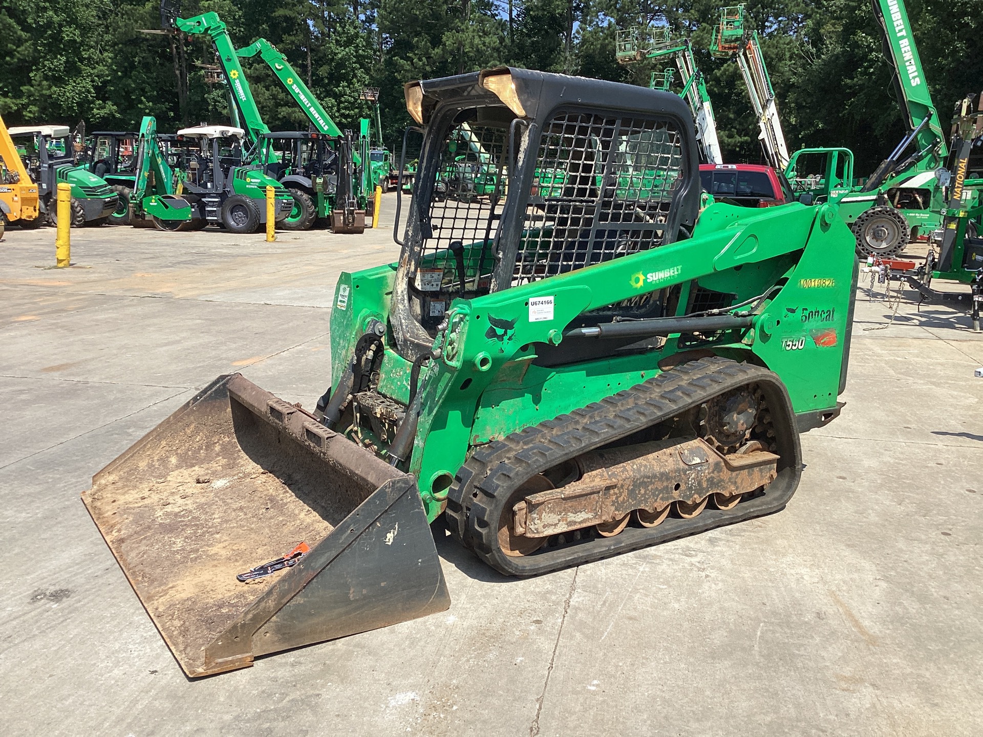 2018 Bobcat T550 Compact Track Loader