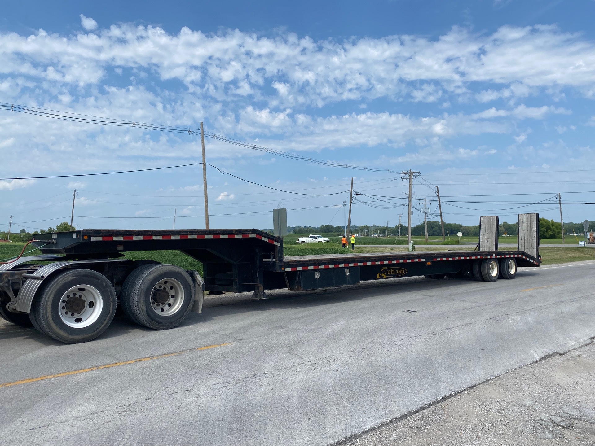 Kaufman 51 ft T/A Step Deck Trailer
