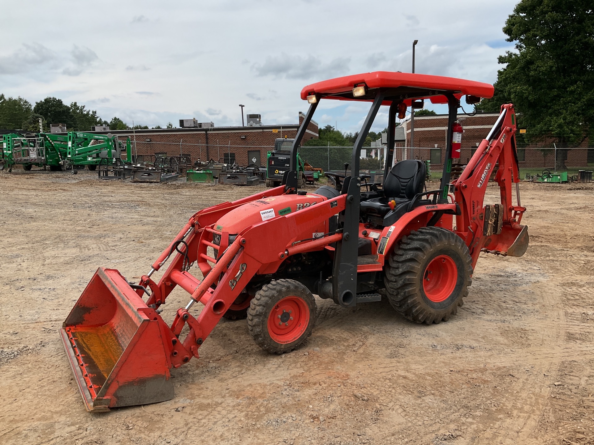 2017 Kubota B26 4x4 Backhoe Loader