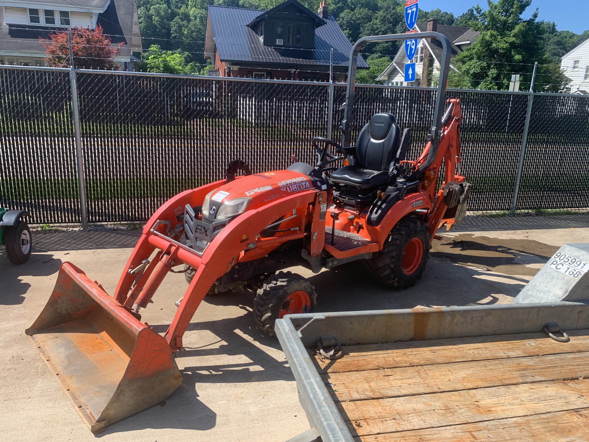 2017 Kubota BX23S 4x4 Backhoe Loader
